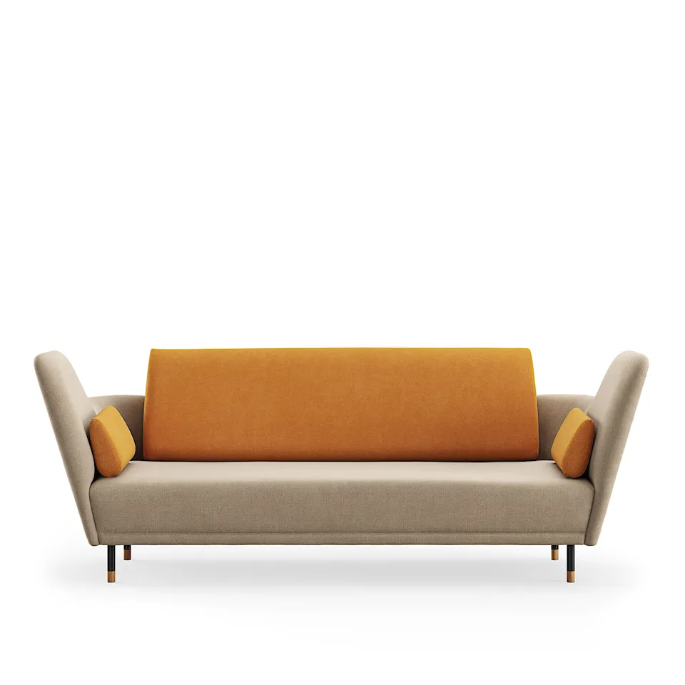 57 soffa Brownished Steel/Dark oiled oak