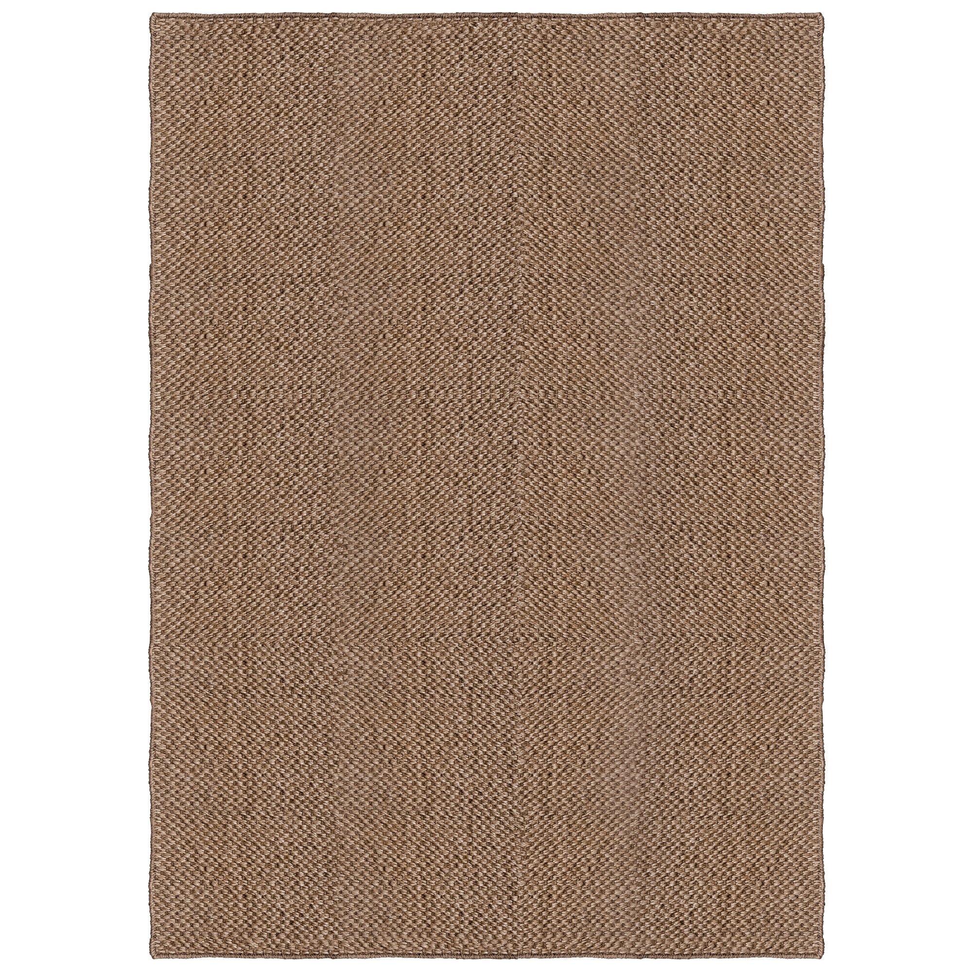 Layered - Basket Weave Sisal Brown 180 x 270 - Jute- och sisalmattor