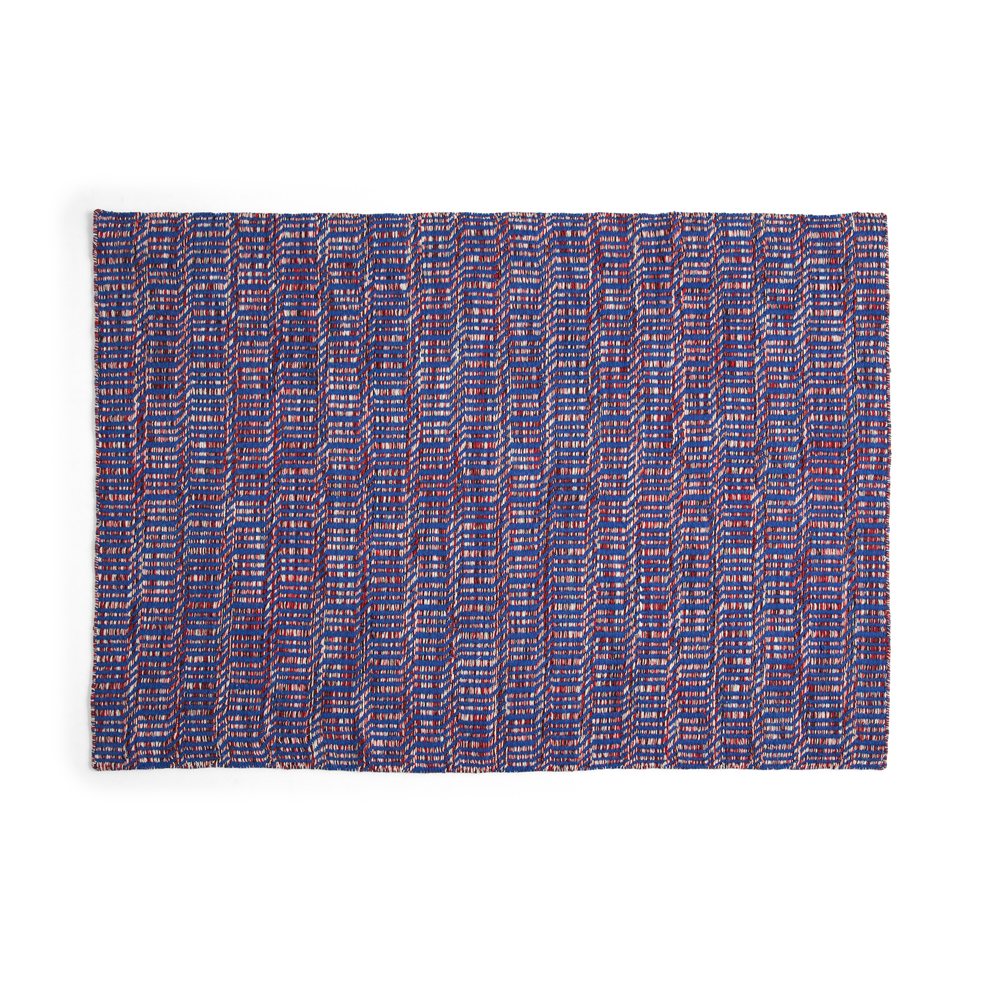 HAY - Radio Rug 170 x 240 - Red, blue - Mönstrade mattor - Clara von Zweigbergk