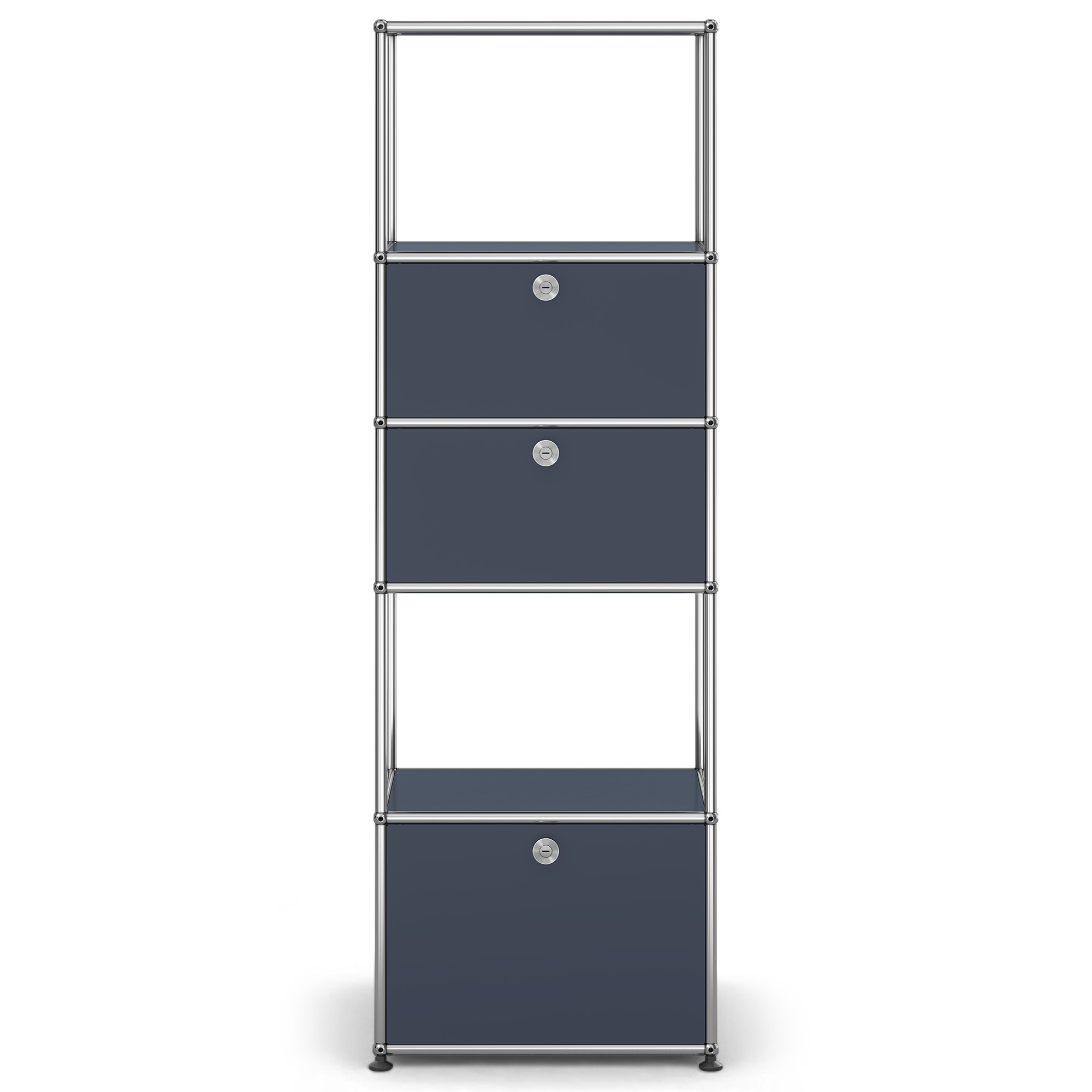 USM - USM Haller Shelf M52 Anthracite - Skåp och vitrinskåp - Fritz Haller & Paul Schärer - Grå - Metall | Möbler - Förvaring Och Hyllor - Skåp Och Vitrinskåp | Möbelexperten