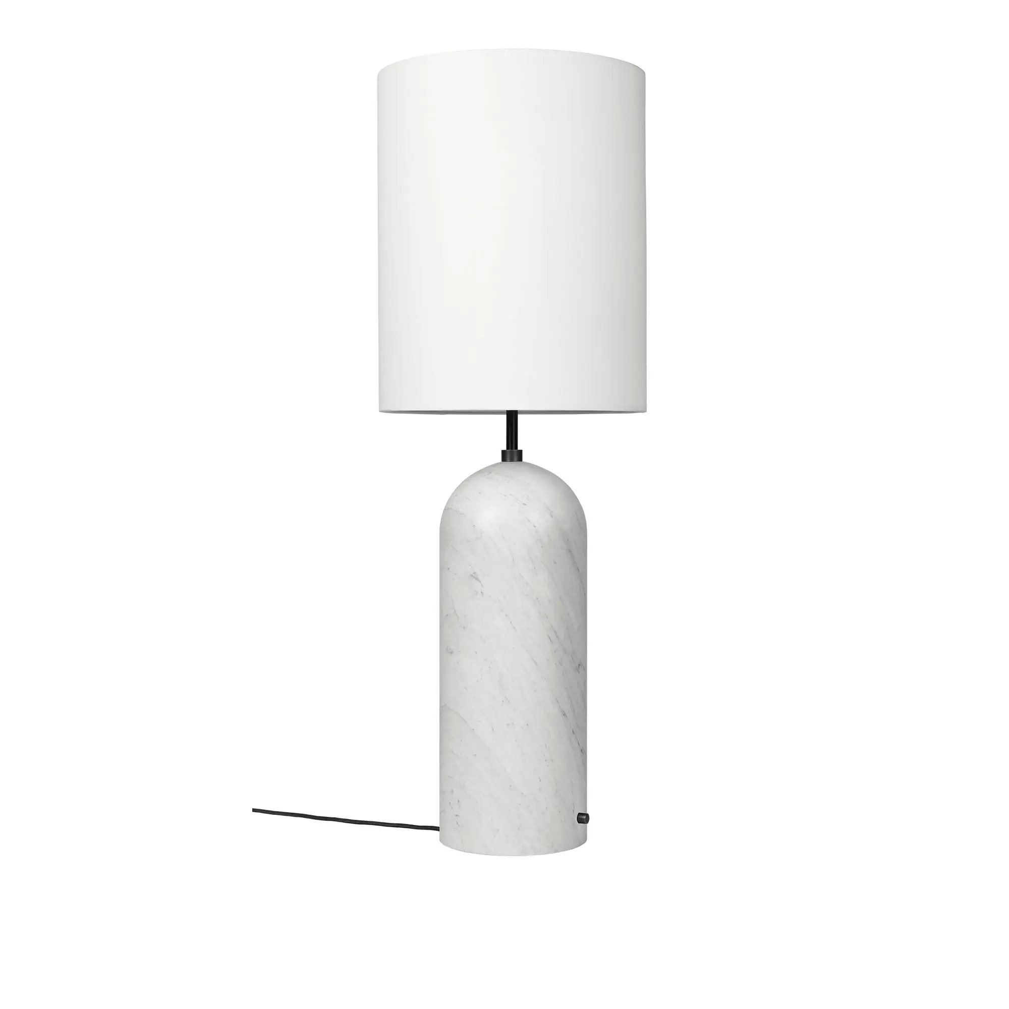 Gravity golvlampa XL High vit marmor