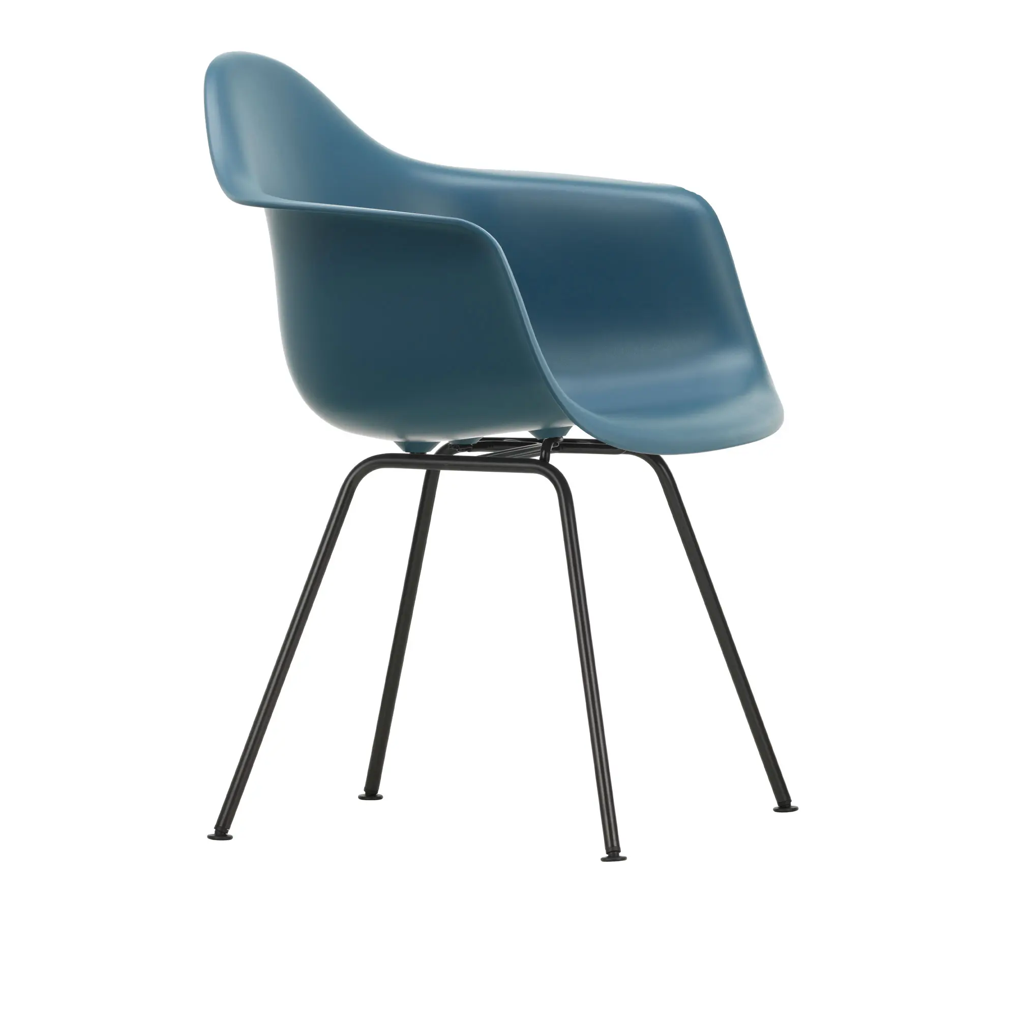 Eames RE Plastic Armchair DAX matstol Basic Dark