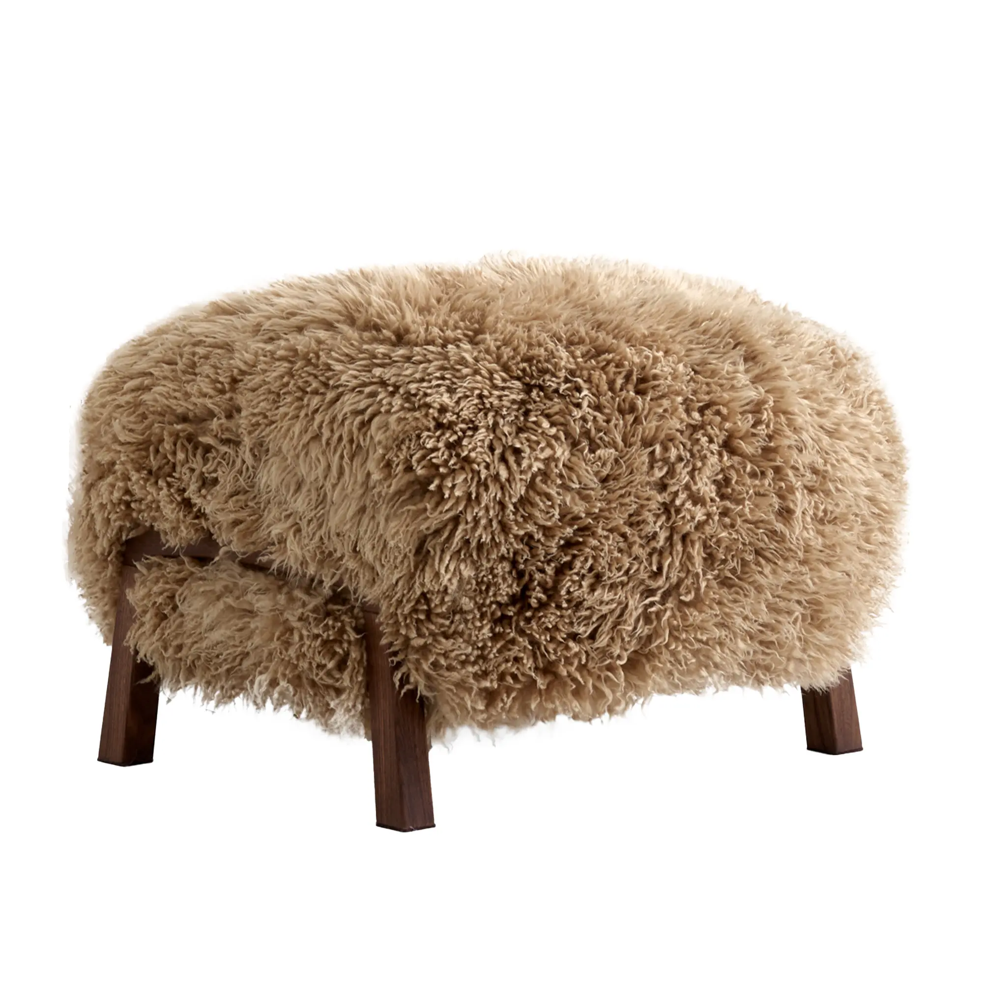 Wulff Pouf ATD3 Walnut