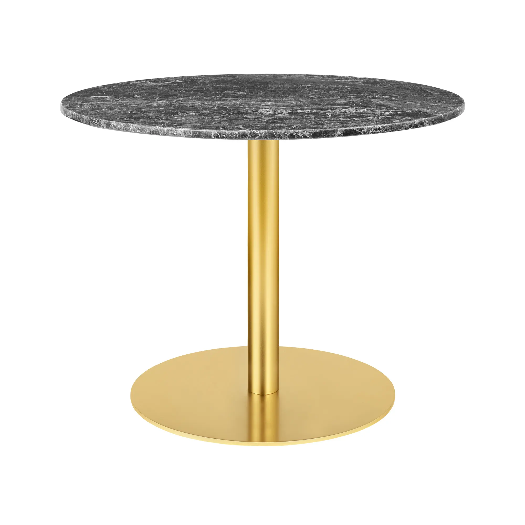 GUBI 1.0 loungebord Ø80 cm messing
