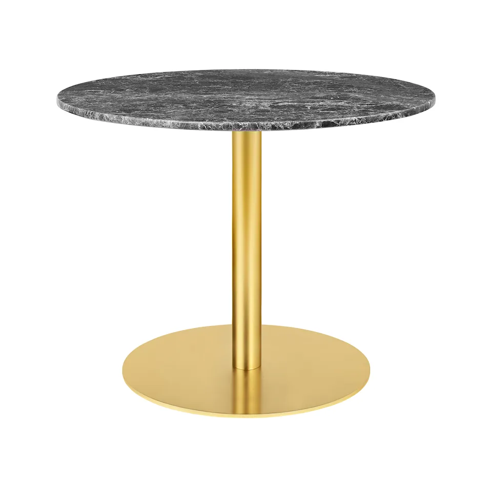 GUBI 1.0 loungebord Ø80 cm mässing