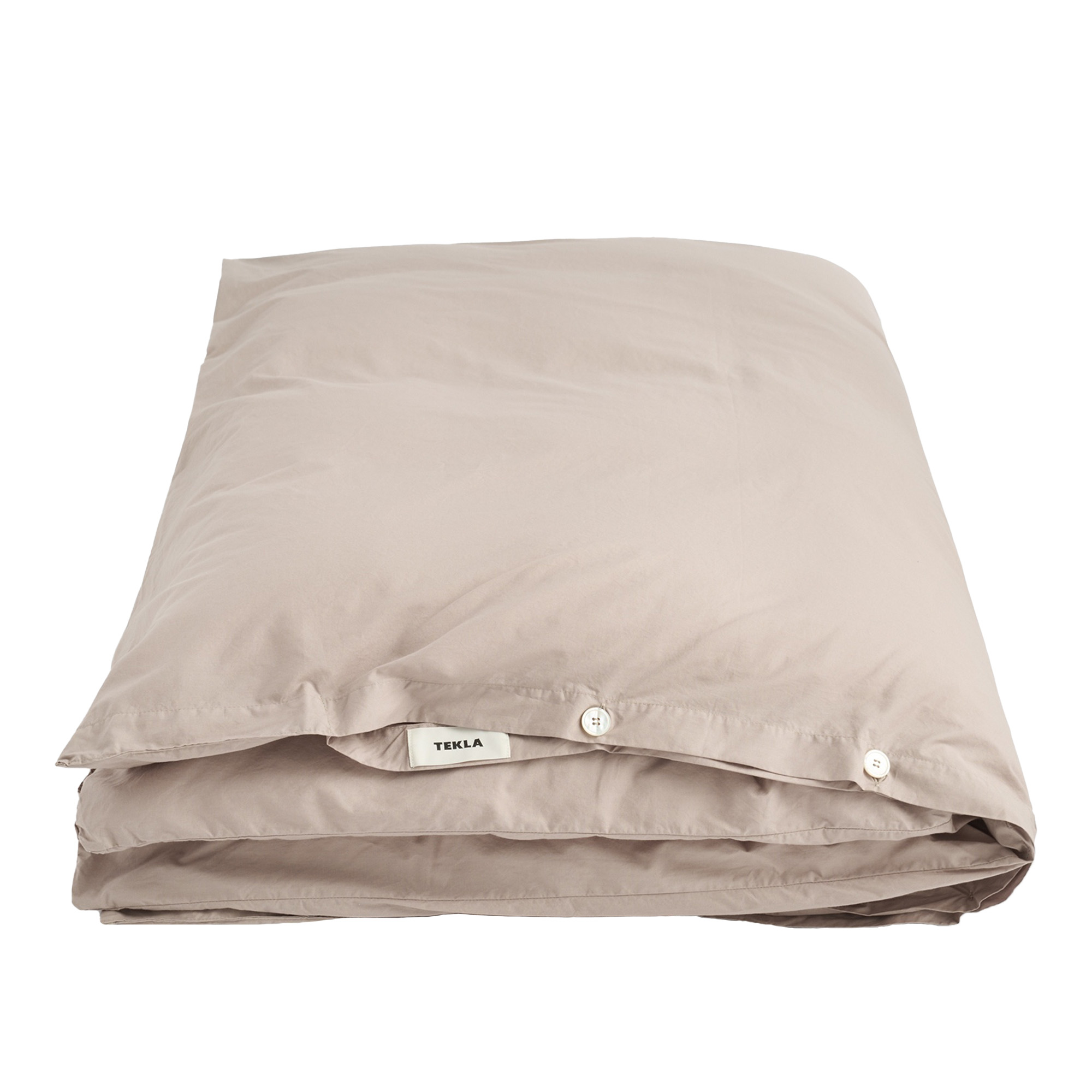 Tekla - Percale påslakan enfärgat 150x210cm clay - Påslakan | Textilier - Sovrumstextilier - Påslakan | Möbelexperten