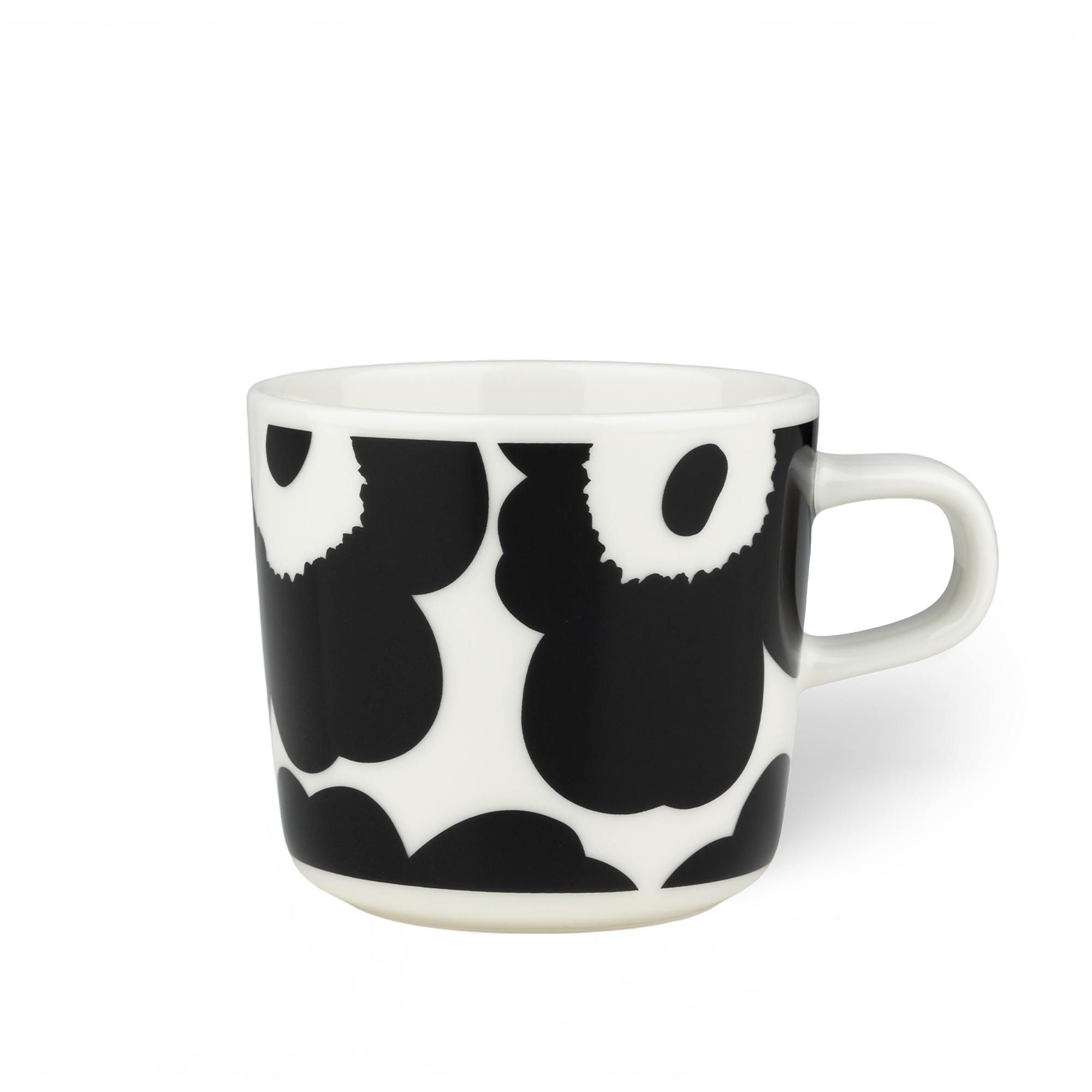 Marimekko - Unikko kaffekopp 2dl, White/Black - Kaffekoppar