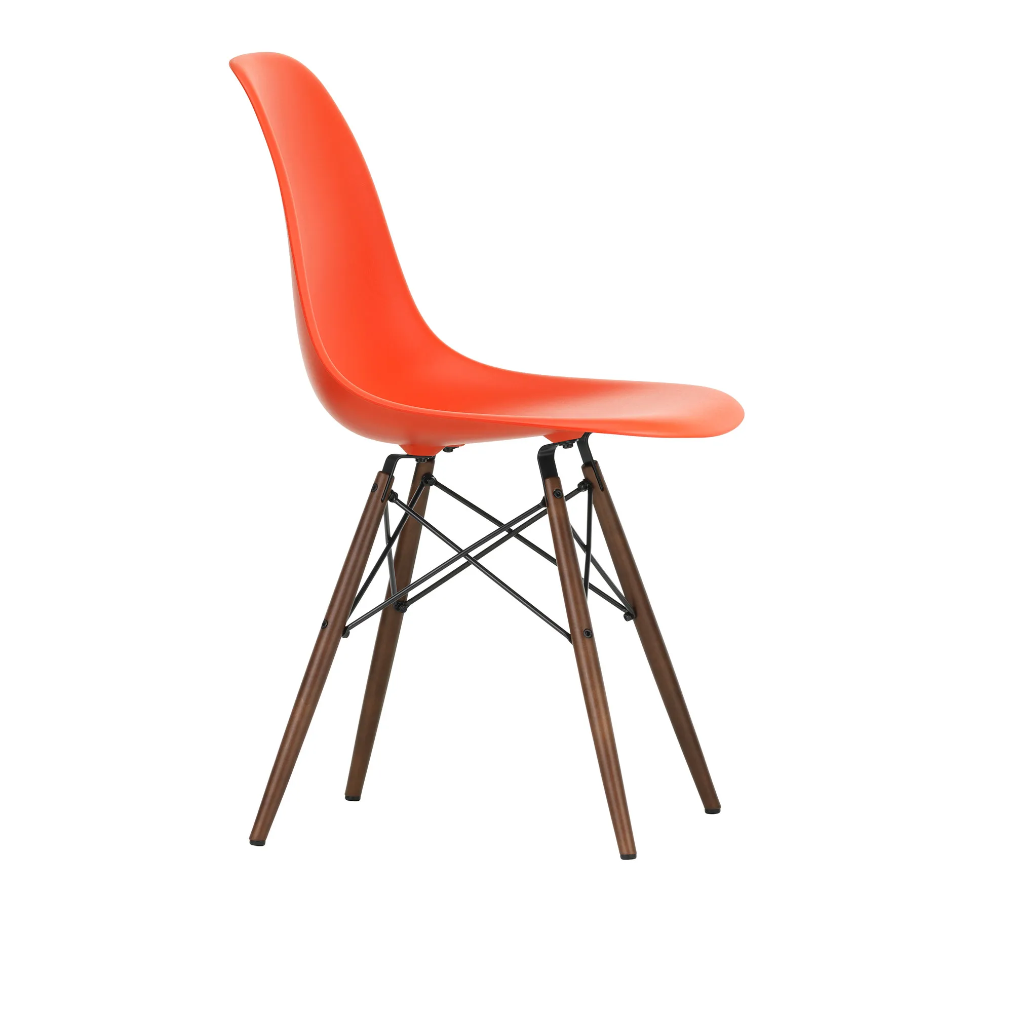 Eames RE Plastic Chair DSW stol Dark Maple