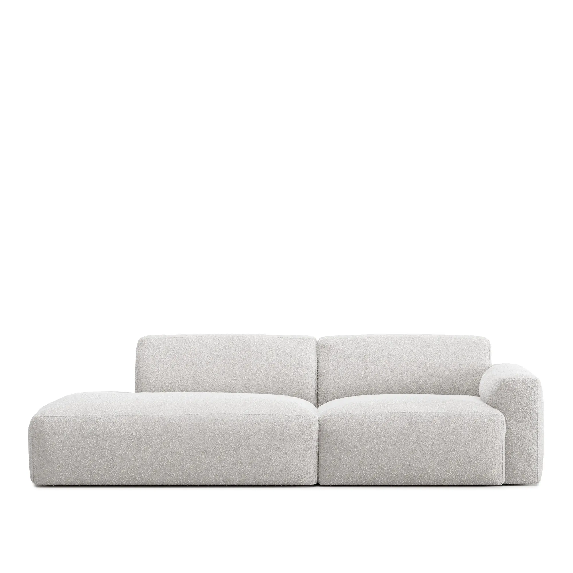 Brick 2-Seater Open End Left