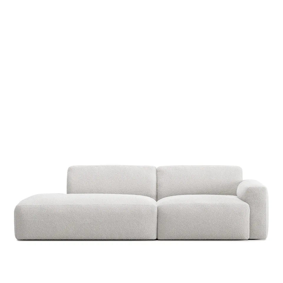 Brick 2-Seater Open End Left
