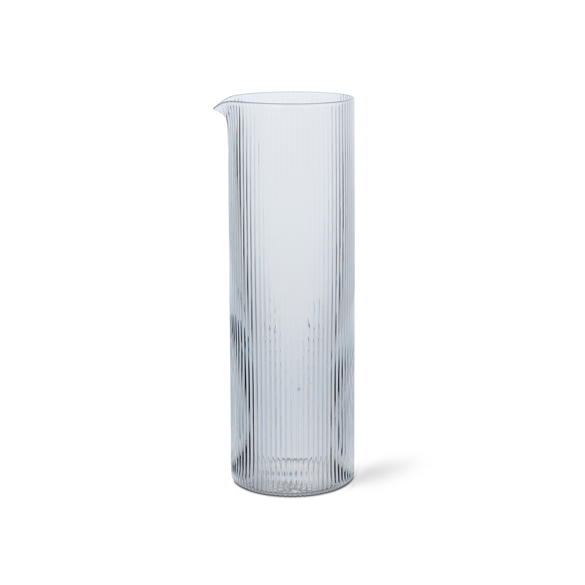 Ferm Living - Ripple Water Jug - Clear - Tillbringare - Glas