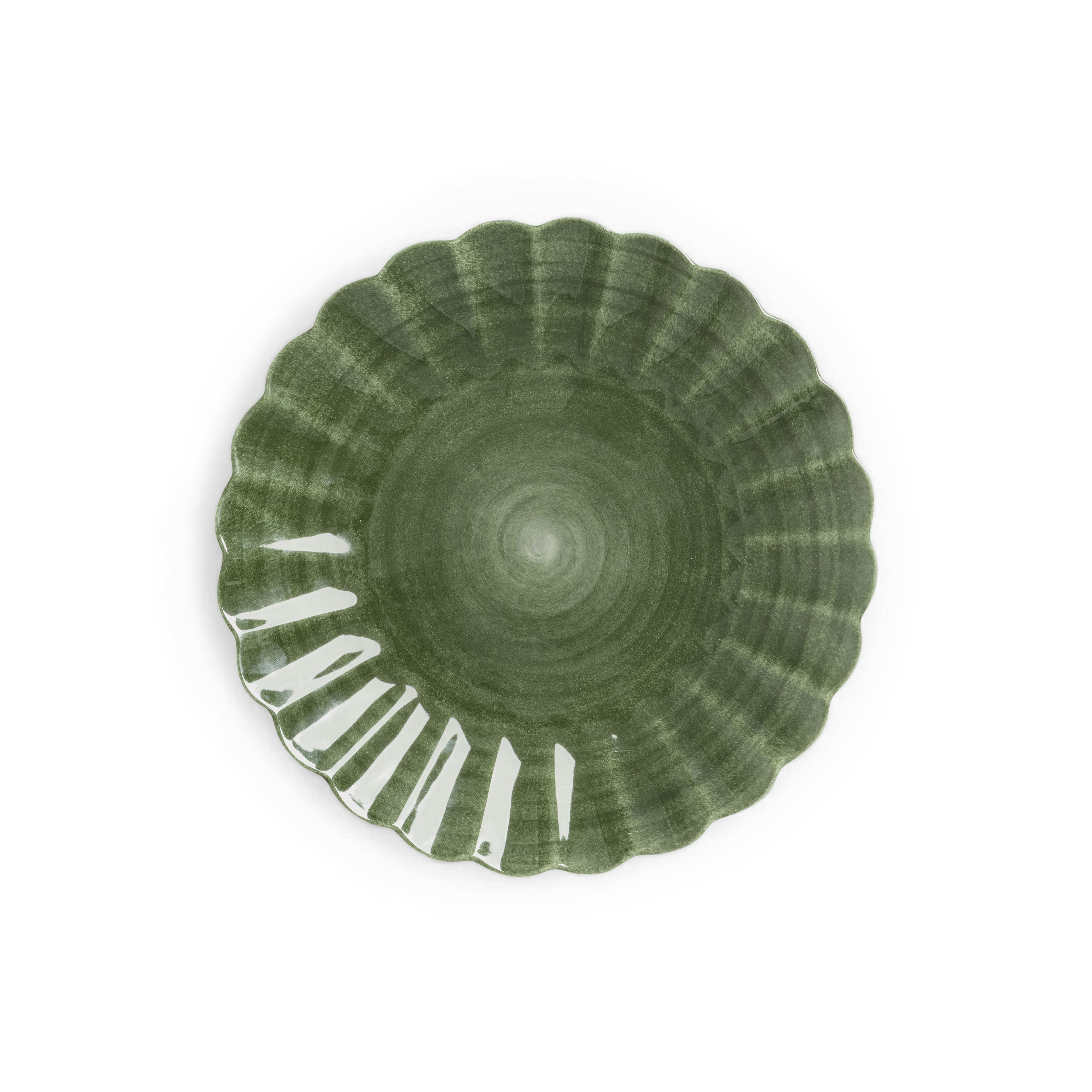 Mateus - Oyster tallrik 28 cm forest green - Mattallrikar - Gr&ouml;n - Keramik