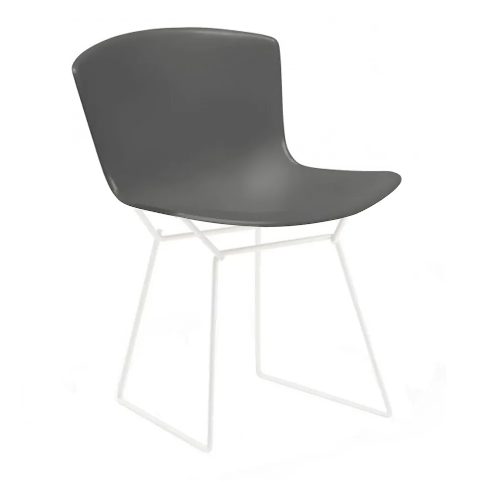 Bertoia Plastic utomhusstol vit