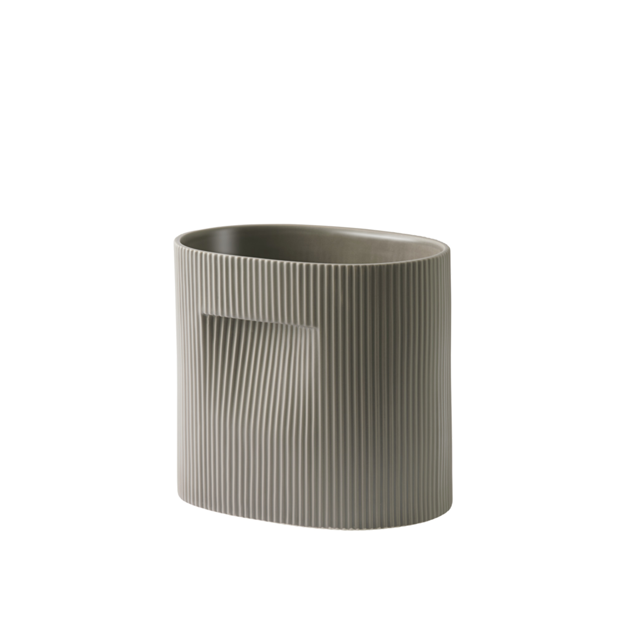 Muuto - Ridge planter 24cm taupe - Krukor - Studio Kaksikko - Beige