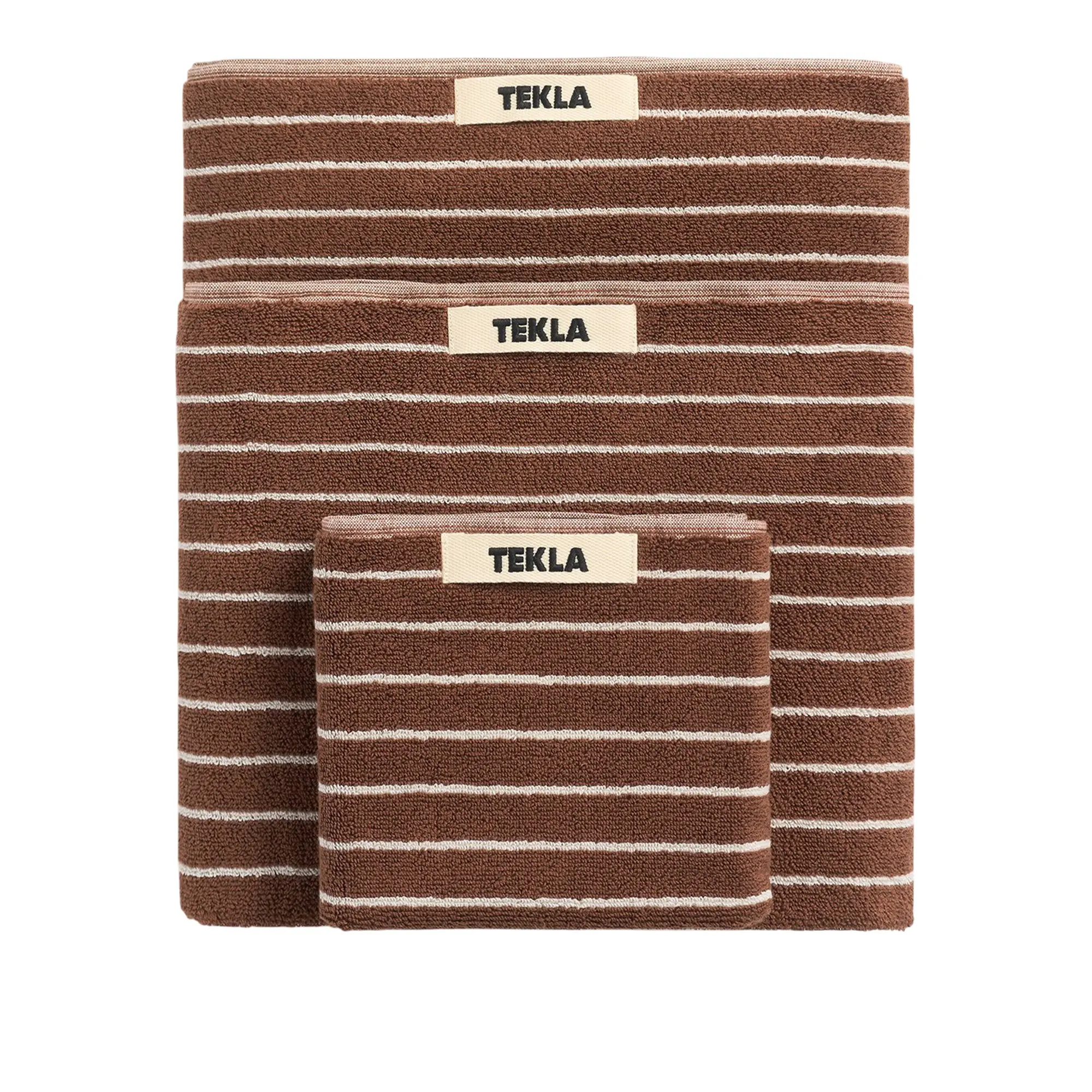 Terry Rust Stripes handduk