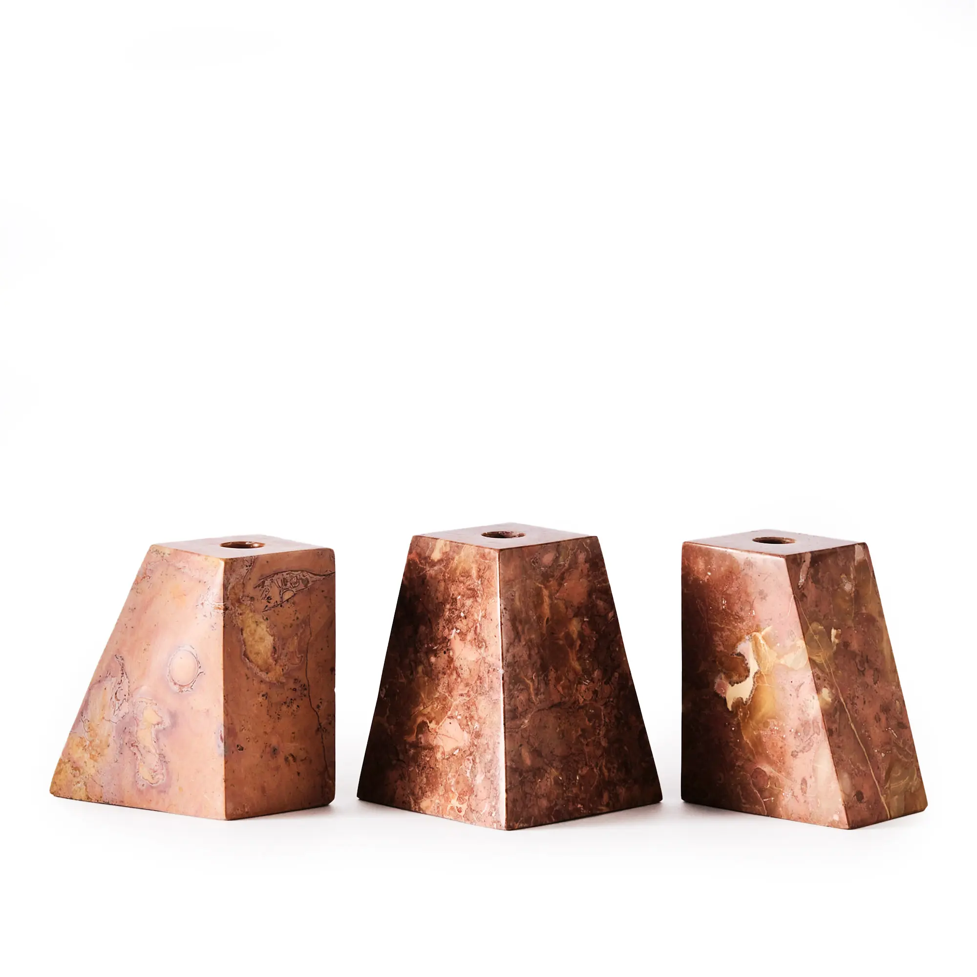 Pyramid Candle Holder Set Of Three