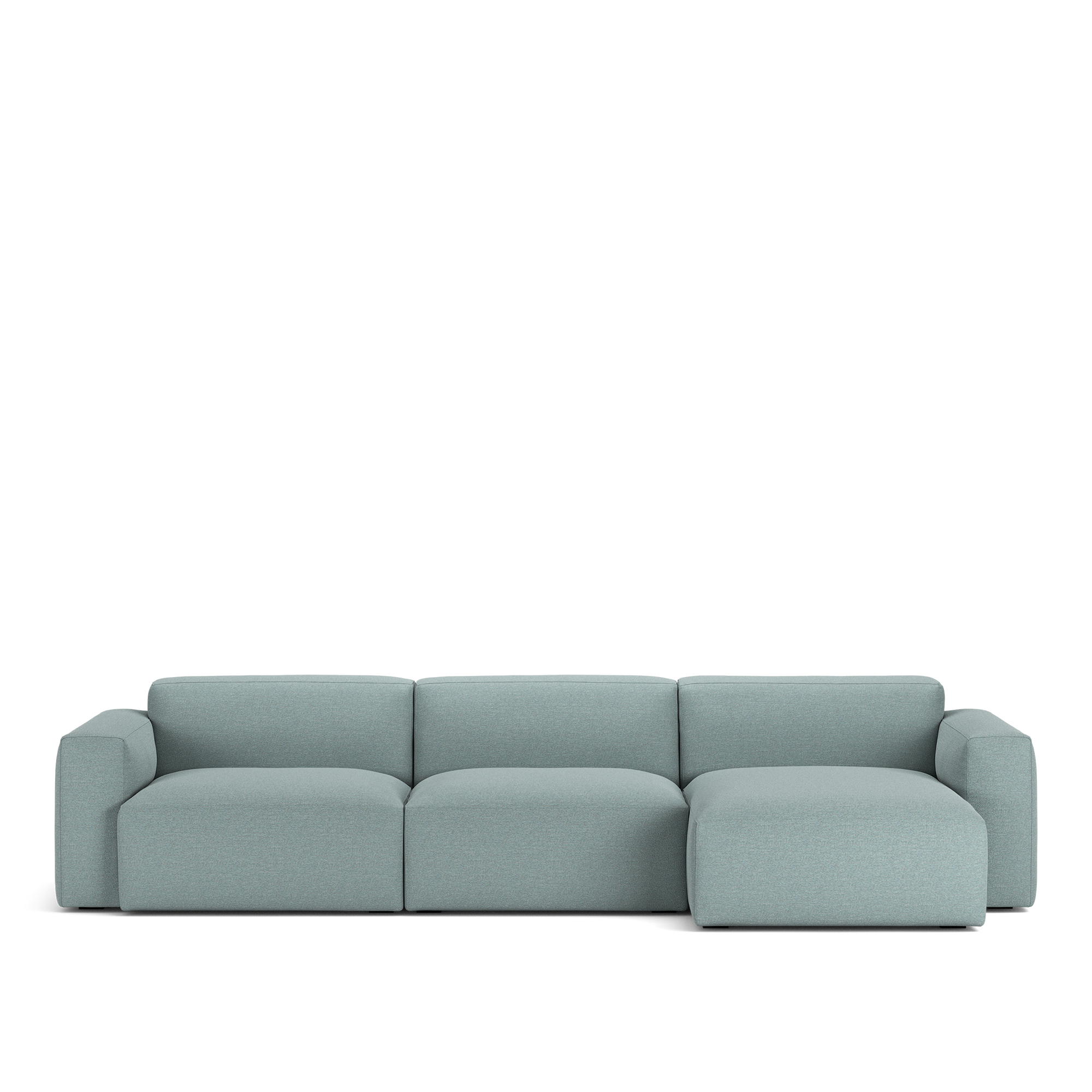 NOGA - Brick 3-Seater Chaise Lounge Right Lario 12 Fixed Upholstery - Soffor
