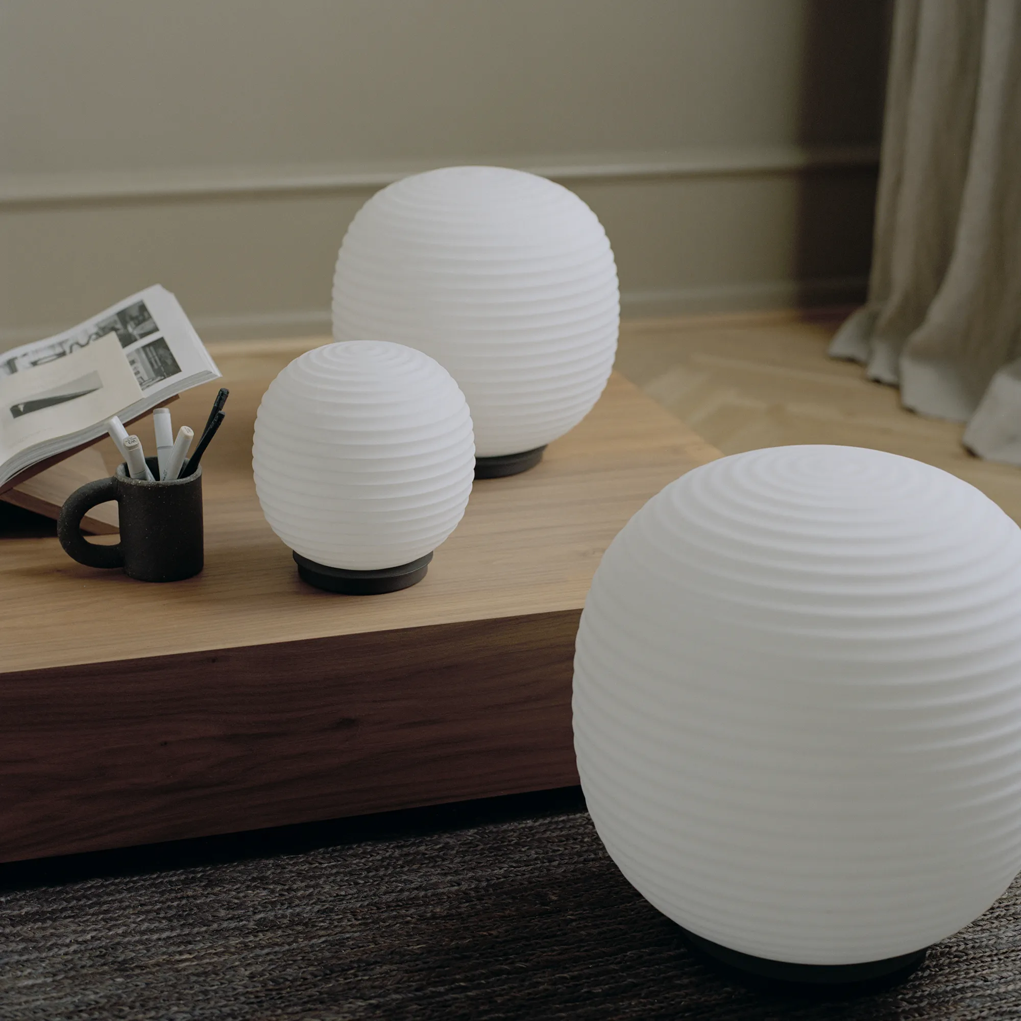 Lantern Globe Table Lamp