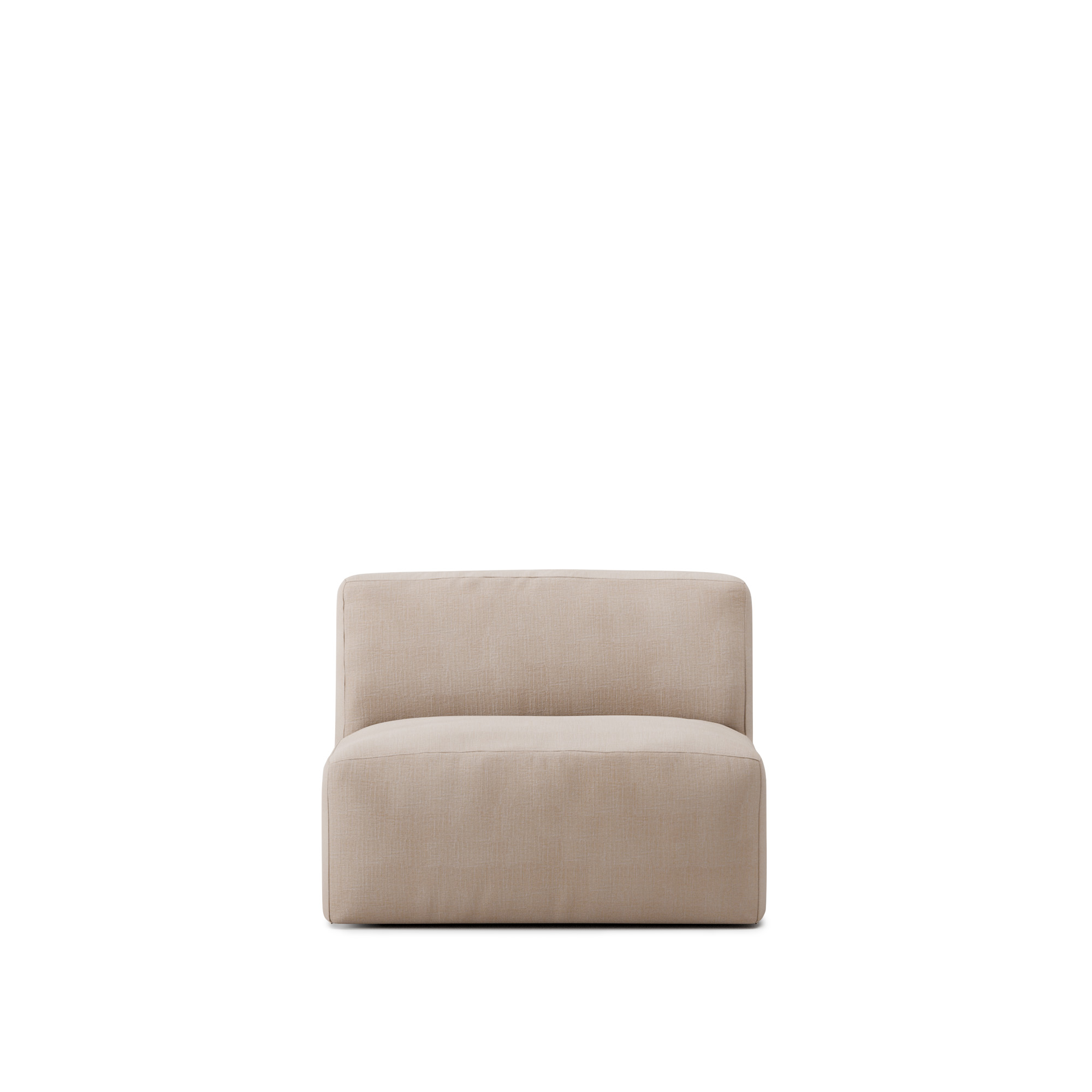 NO GA - Brick Middle Module - Shadow Beige 11 - Soffor - NO GA Studio - Beige - Dun/Metall/Trä/Textilmaterial