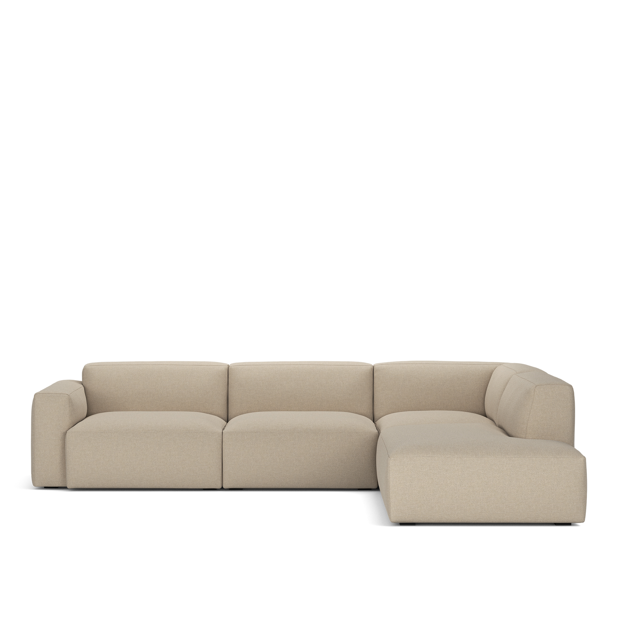 NOGA - Brick 4-Seater Corner Open End Right Lario 107 Removable Upholstery - Soffor