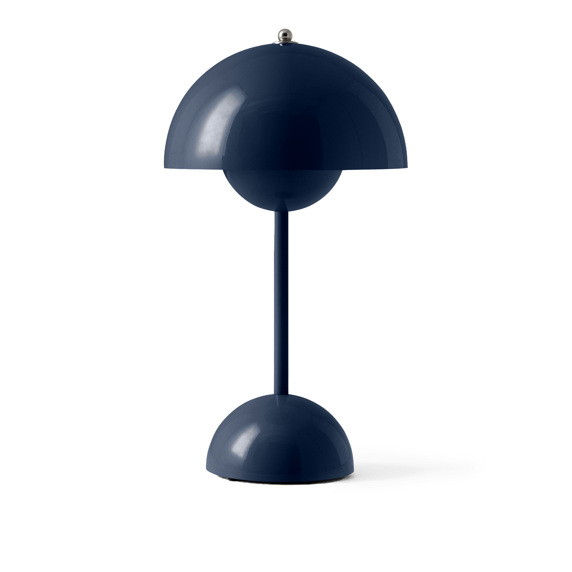 &Tradition - Flowerpot Portable Lamp VP9 Steel Blue - Portabla lampor - Verner Panton - Blå