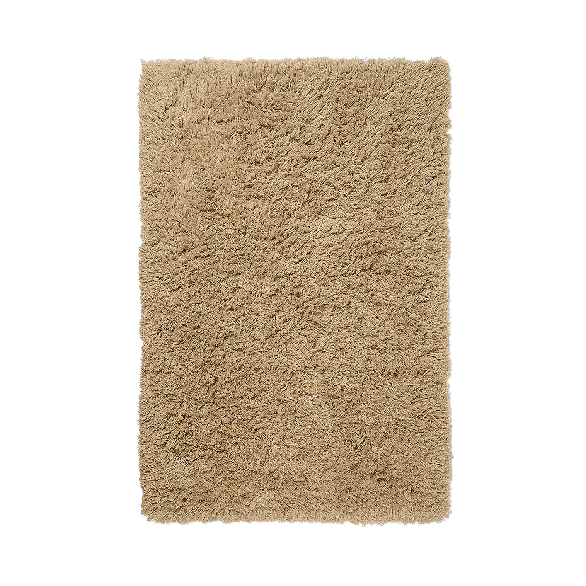 ferm living - meadow high pile rug small / light sand - ullmattor