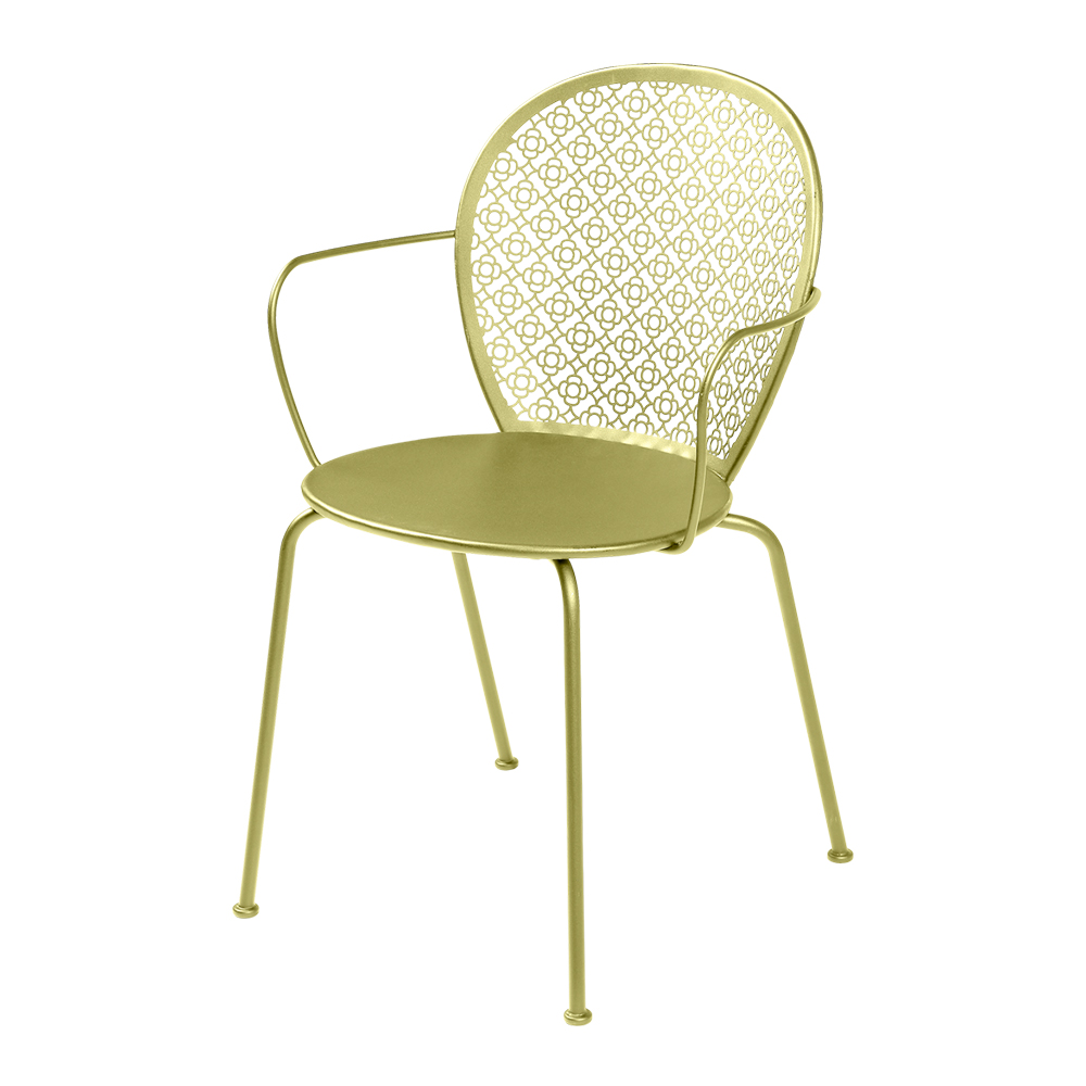 Fermob - Lorette Armchair Willow Green 65 - Matstolar utomhus - Frédéric Sofia - Grön - Metall