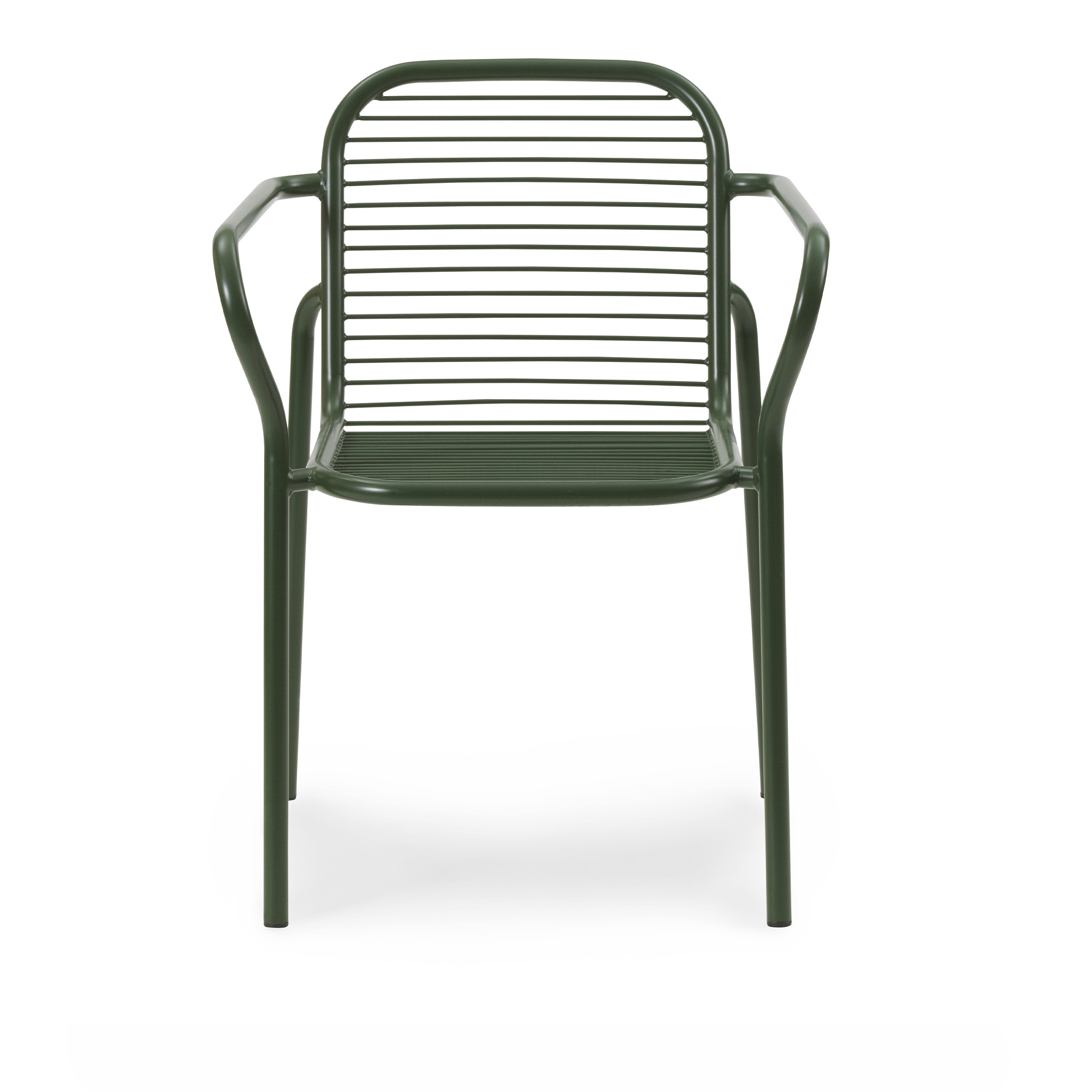 Normann Copenhagen - Vig Armchair - Dark Green - Matstolar utomhus - Simon Legald - Grön - Metall | Utemöbler - Utestolar - Matstolar Utomhus | Möbelexperten