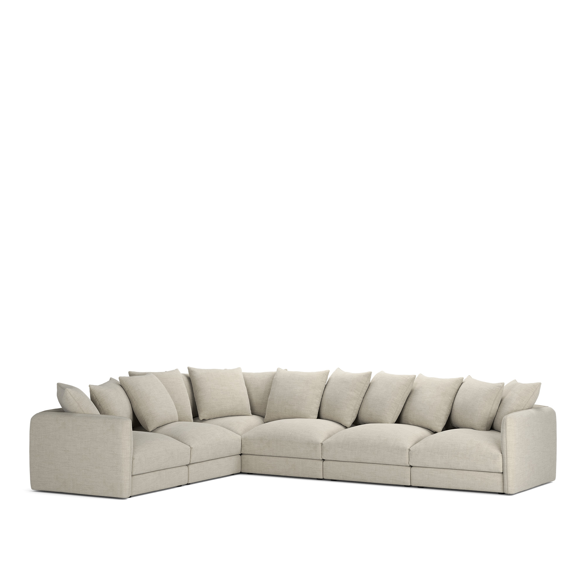 NOGA - Pavarotti 6-Seater Corner Sienna 102 Removable Upholstery - Soffor