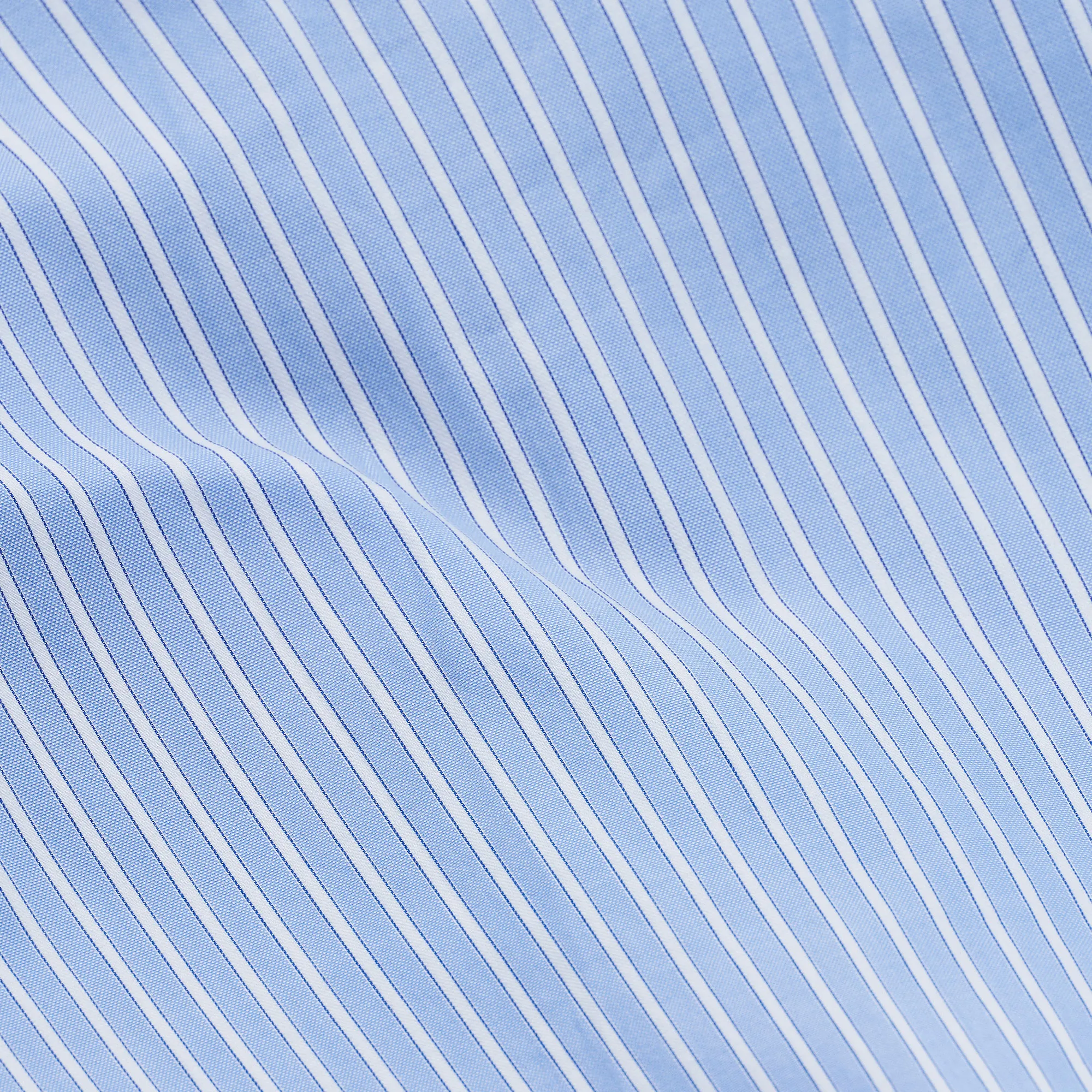 Wall Street Duvet Cover Oxford Stripe Light Blue