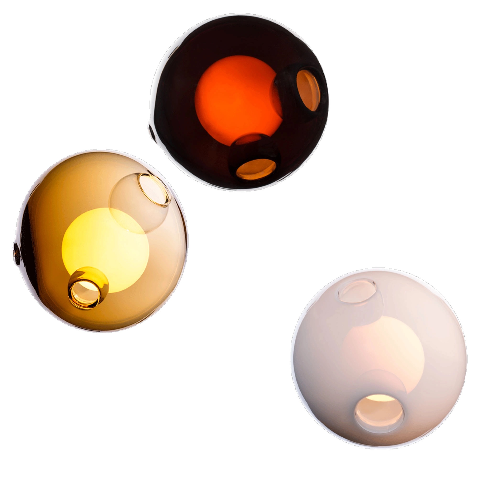 Bocci - 28.3 Random, Multi - 07 Xenon - Pendellampor - Omer Arbel - Flerfärgad