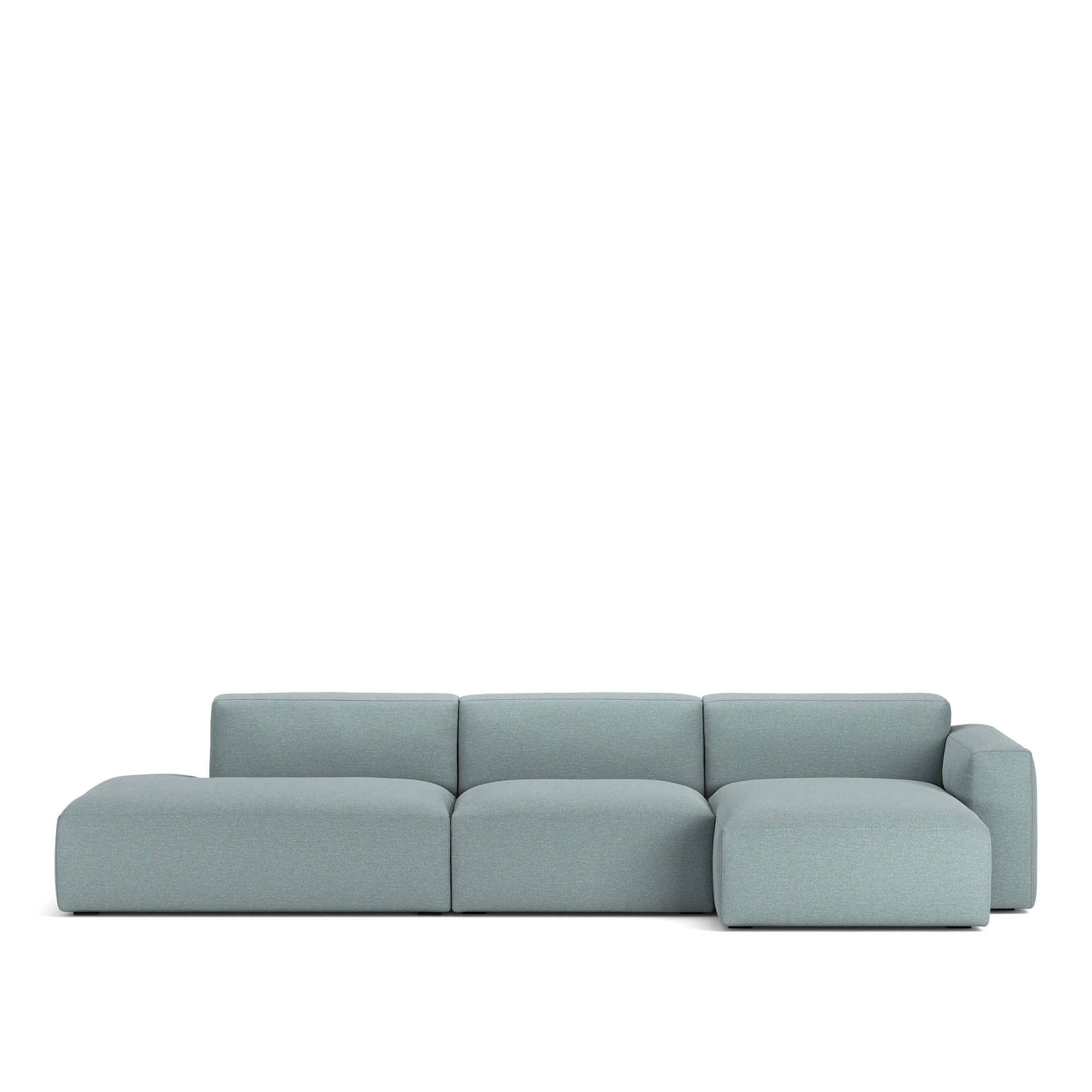 NOGA - Brick 3-Seater Chaise Lounge Open End Left Lario 12 Fixed Upholstery - Soffor