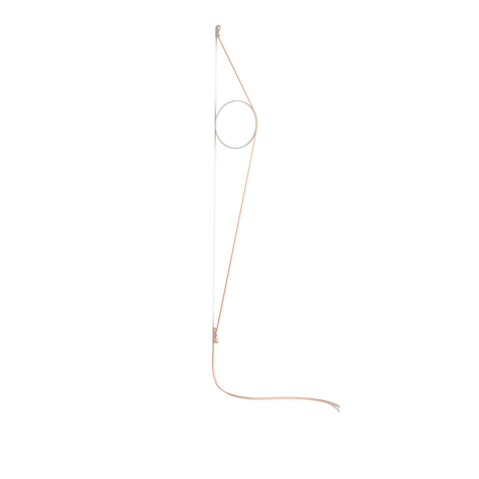 Flos - WireRing Rosa/Vit - Vägglampor - Formafantasma - Rosa