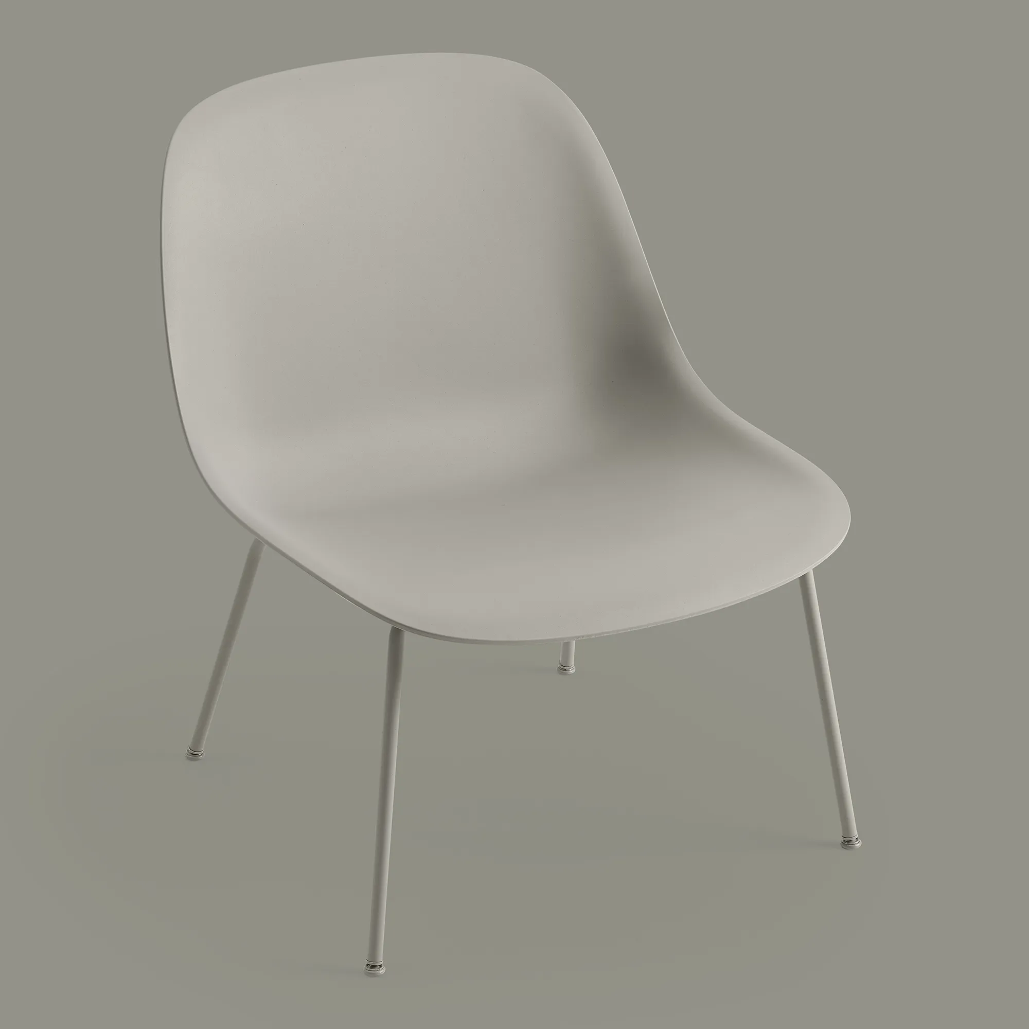 Fiber Lounge Chair Tube Base