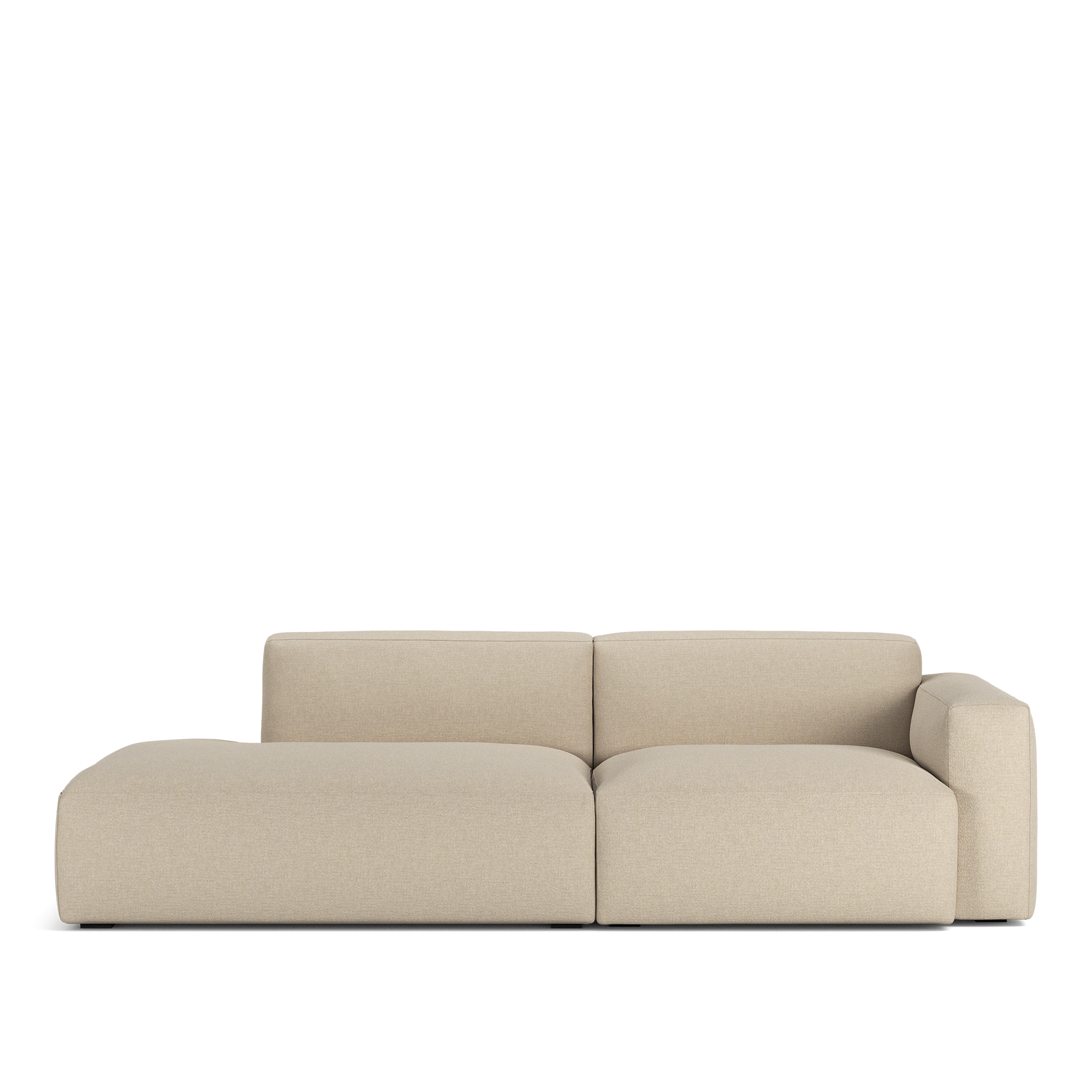 NOGA - Brick 2-Seater Open End Left Lario 107 Fixed Upholstery - Soffor