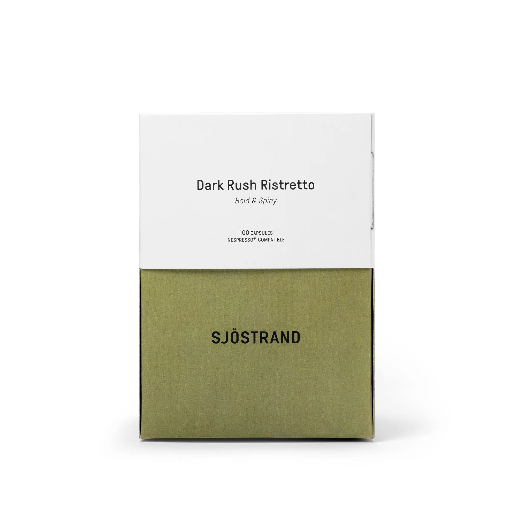 Dark Rush Ristretto kaffekapslar 100-pack