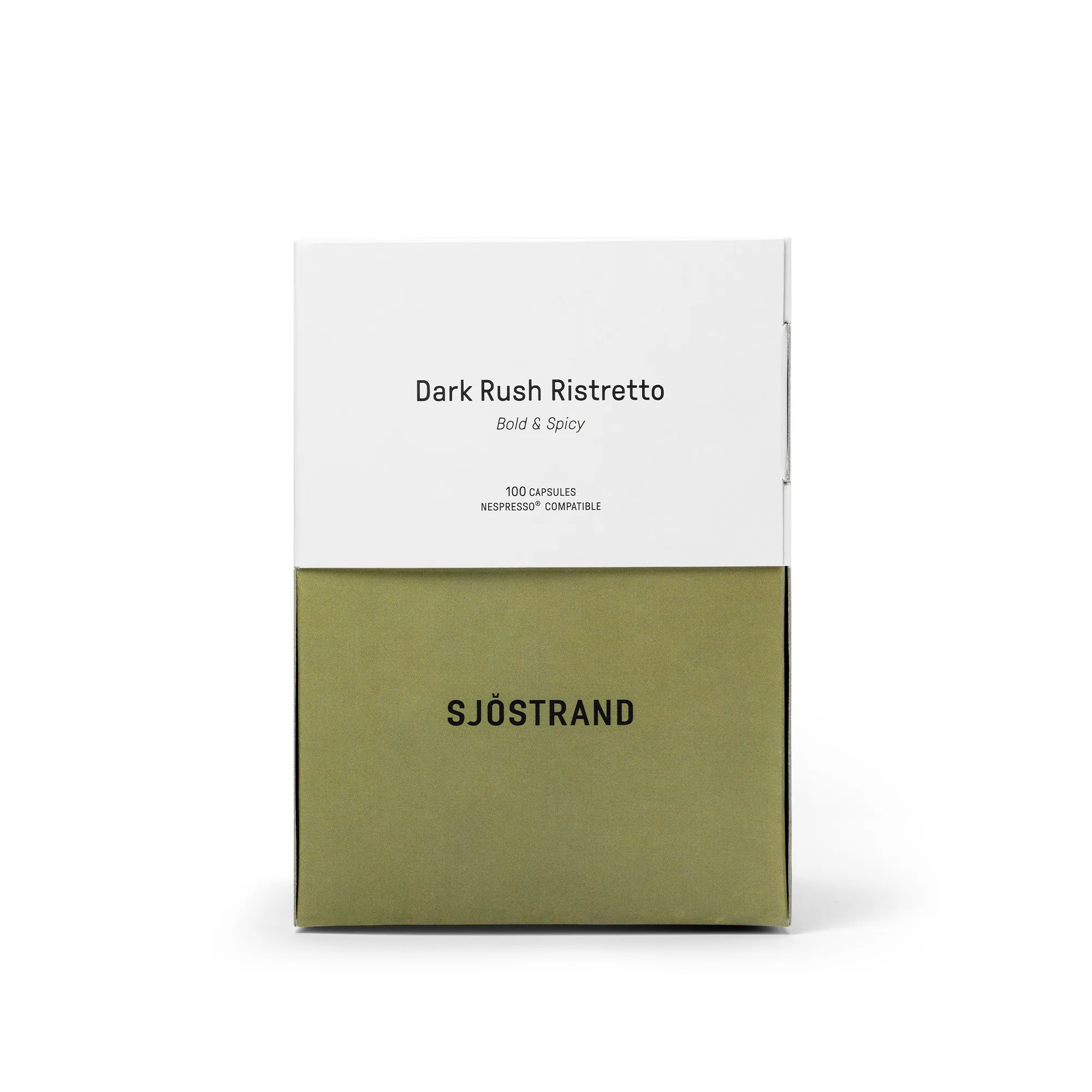 Dark Rush Ristretto kaffekapslar 100-pack