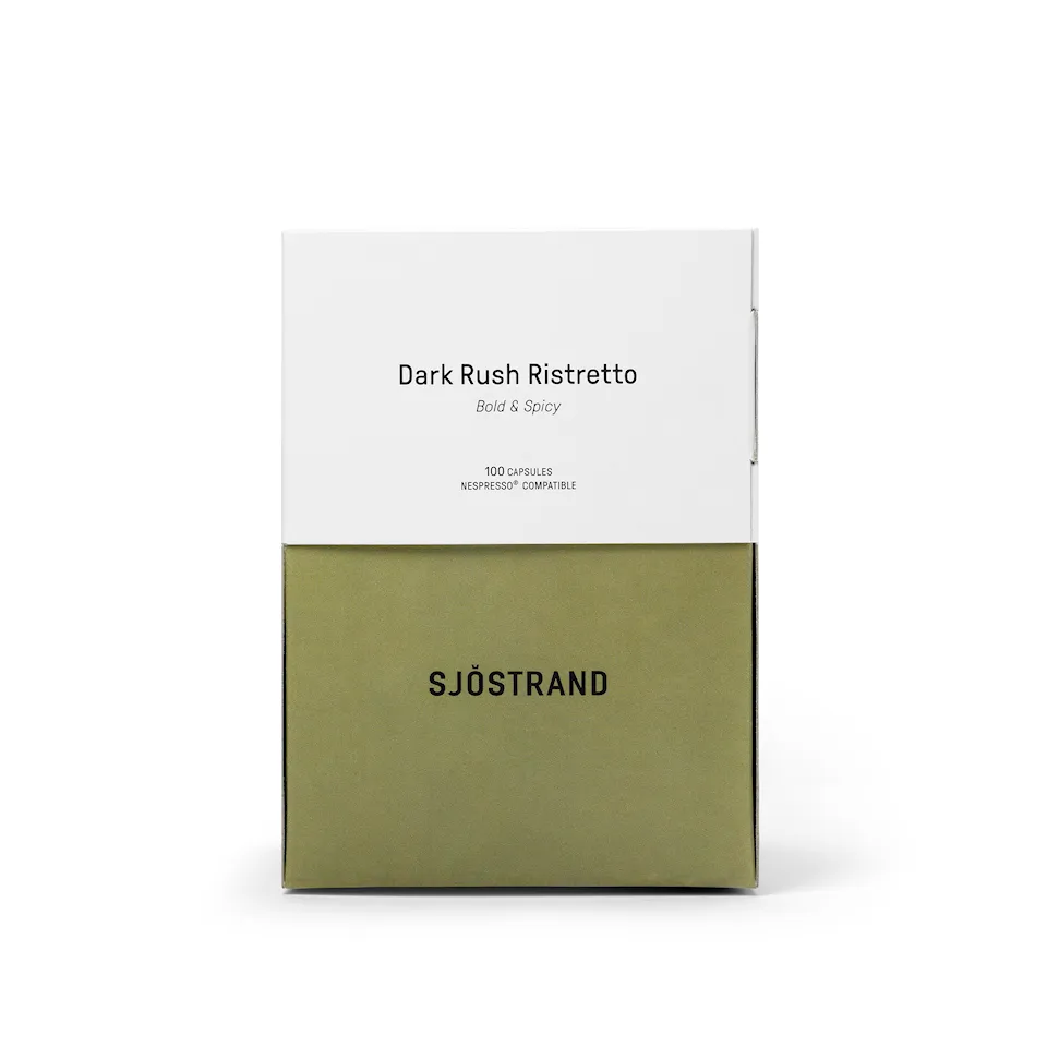 Dark Rush Ristretto kaffekapslar 100-pack