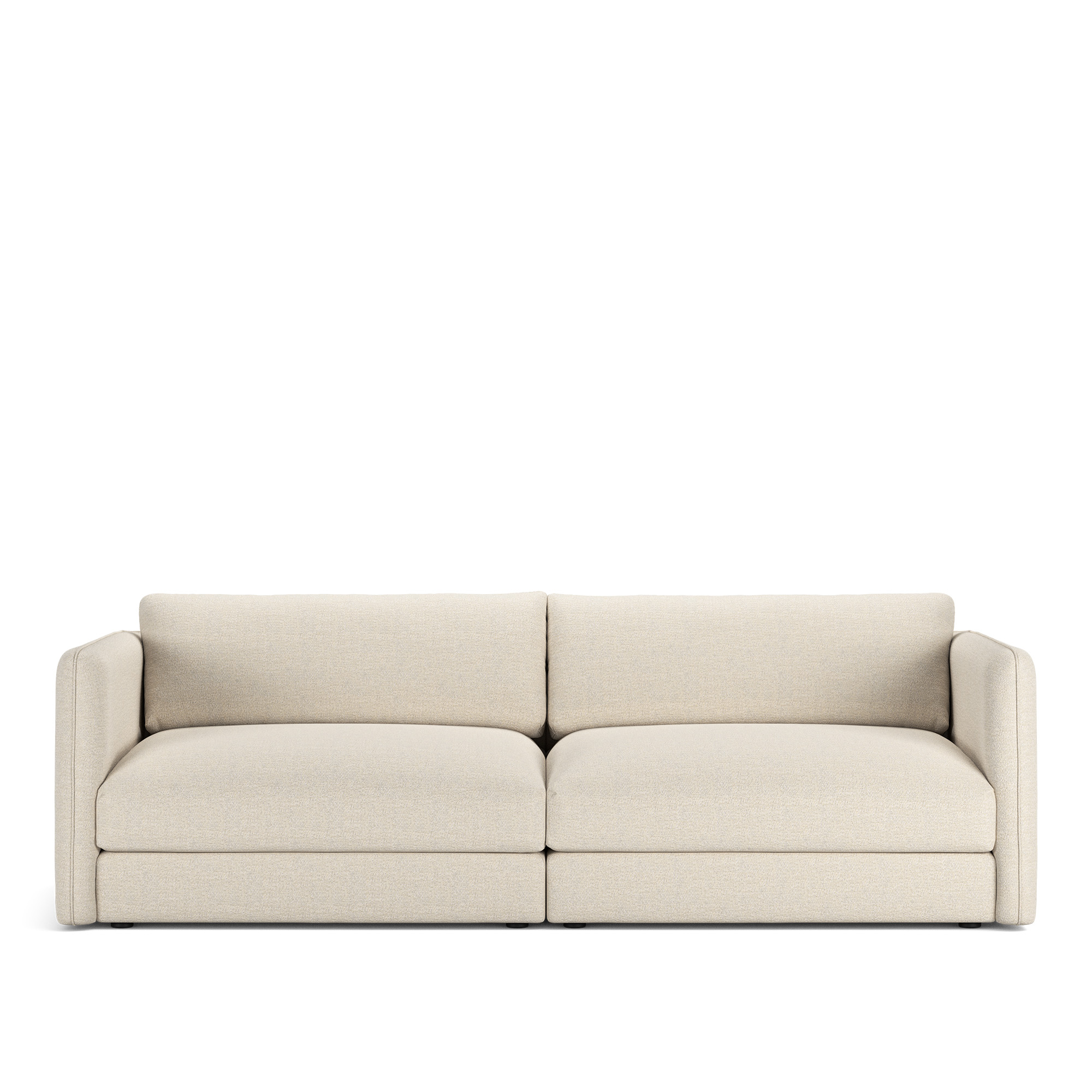 NOGA - Pavarotti 2.5-Seater, Removable Cover, Cushion Variant 03, Lario 38 - Soffor - Beige