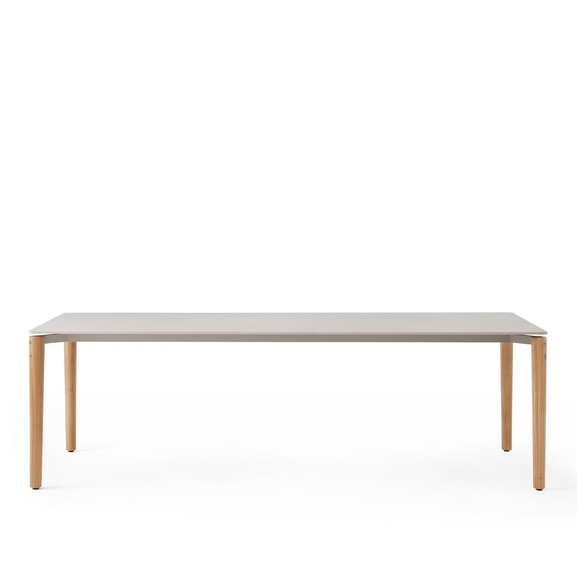 vipp - vipp718/719 open-air matbord 250 cm - matbord utomhus - grå