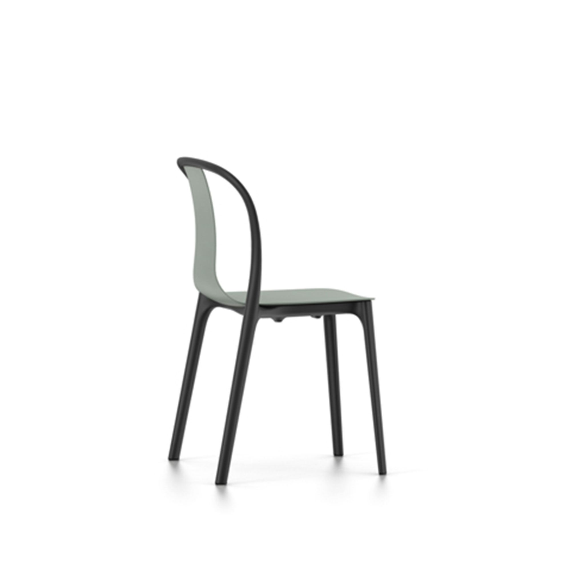 Vitra - Belleville - Chair, Plastskal, Mass Grey - Matstolar - Ronan & Erwan Bouroullec - Grå - Metall/Plast