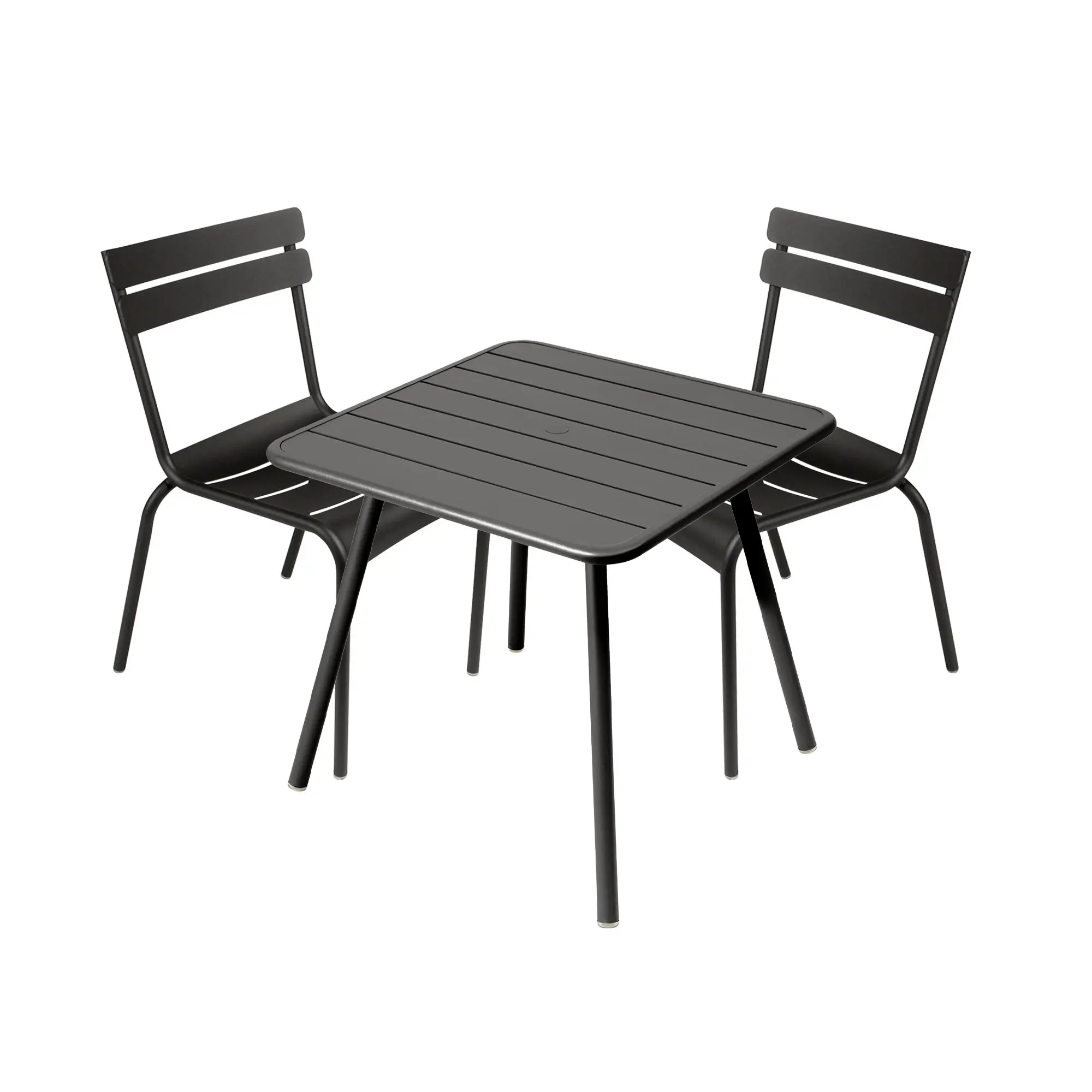 Luxembourg spisegruppe firbent bord & 2 stoler