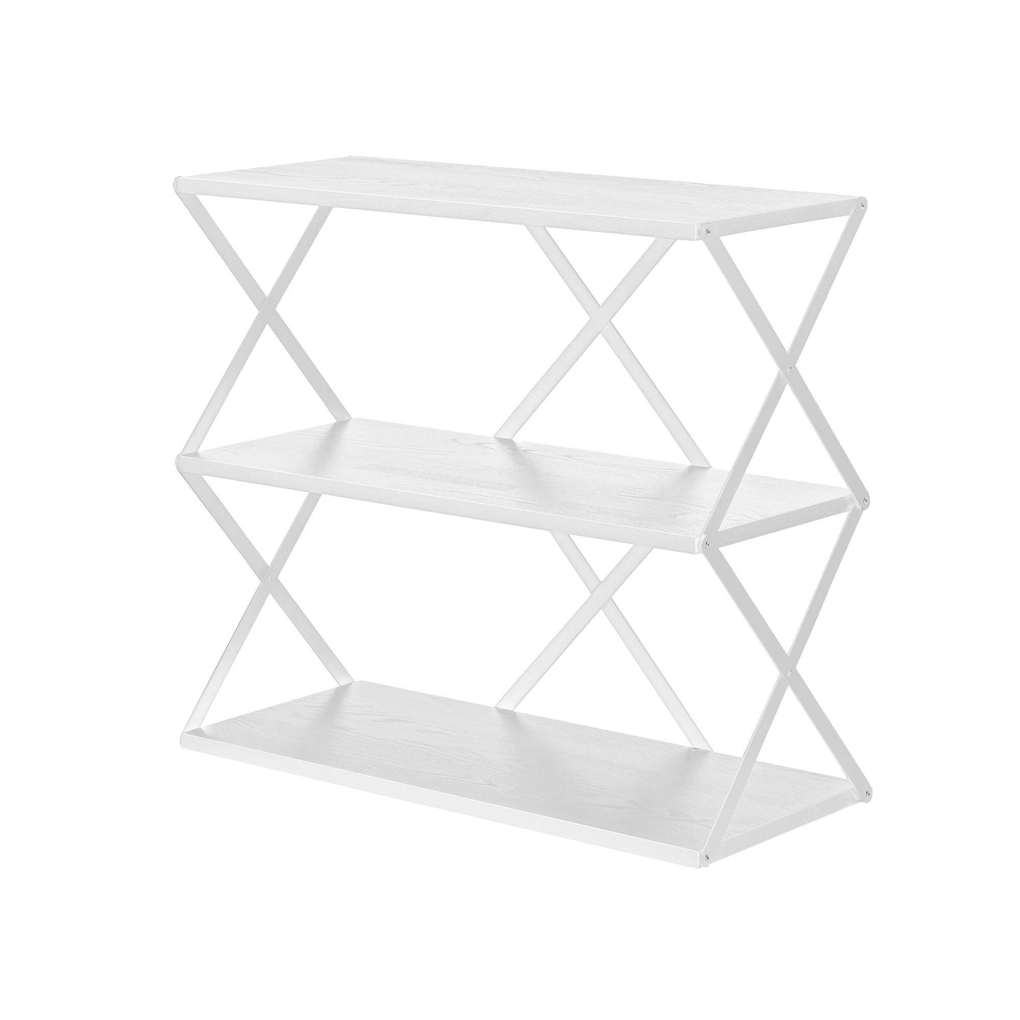 HEM - Lift Shelf 3 - White - Hyllsystem - Staffan Holm - Vit - Metall/Trä