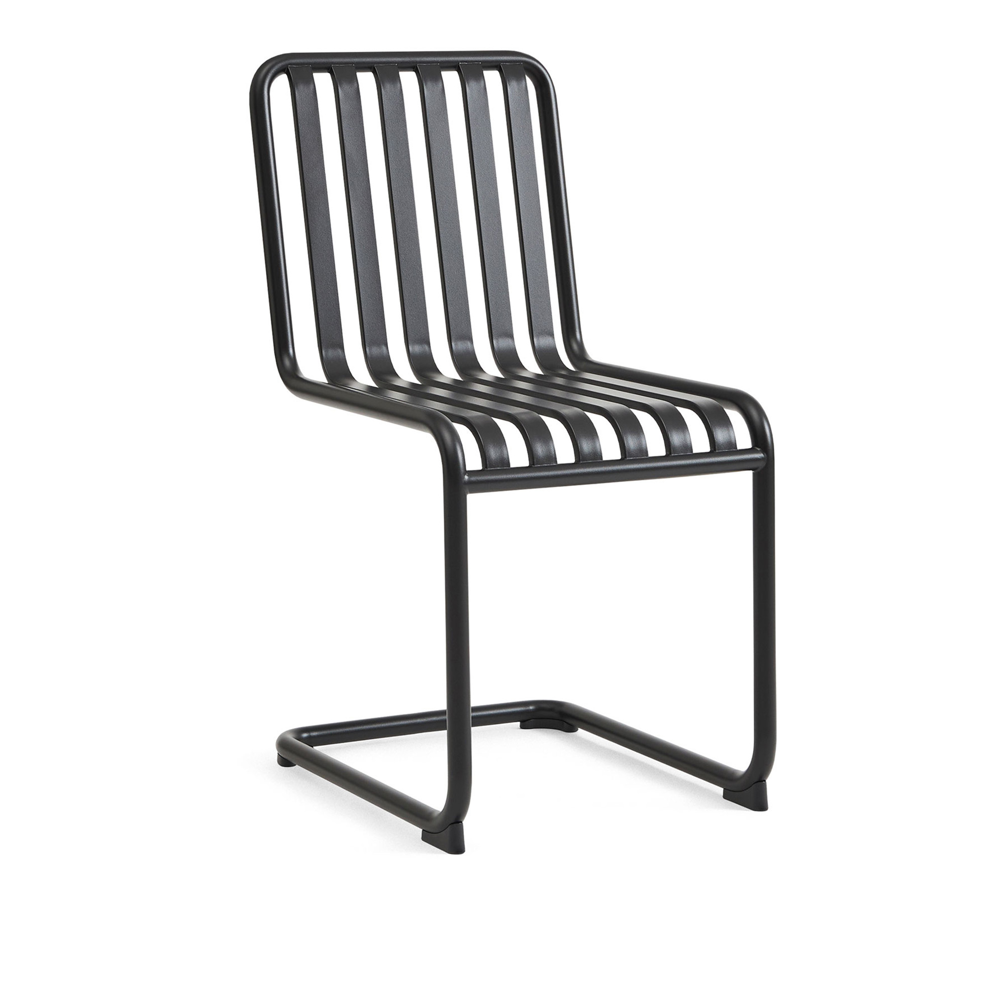 HAY - Palissade Cantilever Chair Anthracite - Matstolar utomhus - Ronan & Erwan Bouroullec - Metall | Utemöbler - Utestolar - Matstolar Utomhus | Möbelexperten