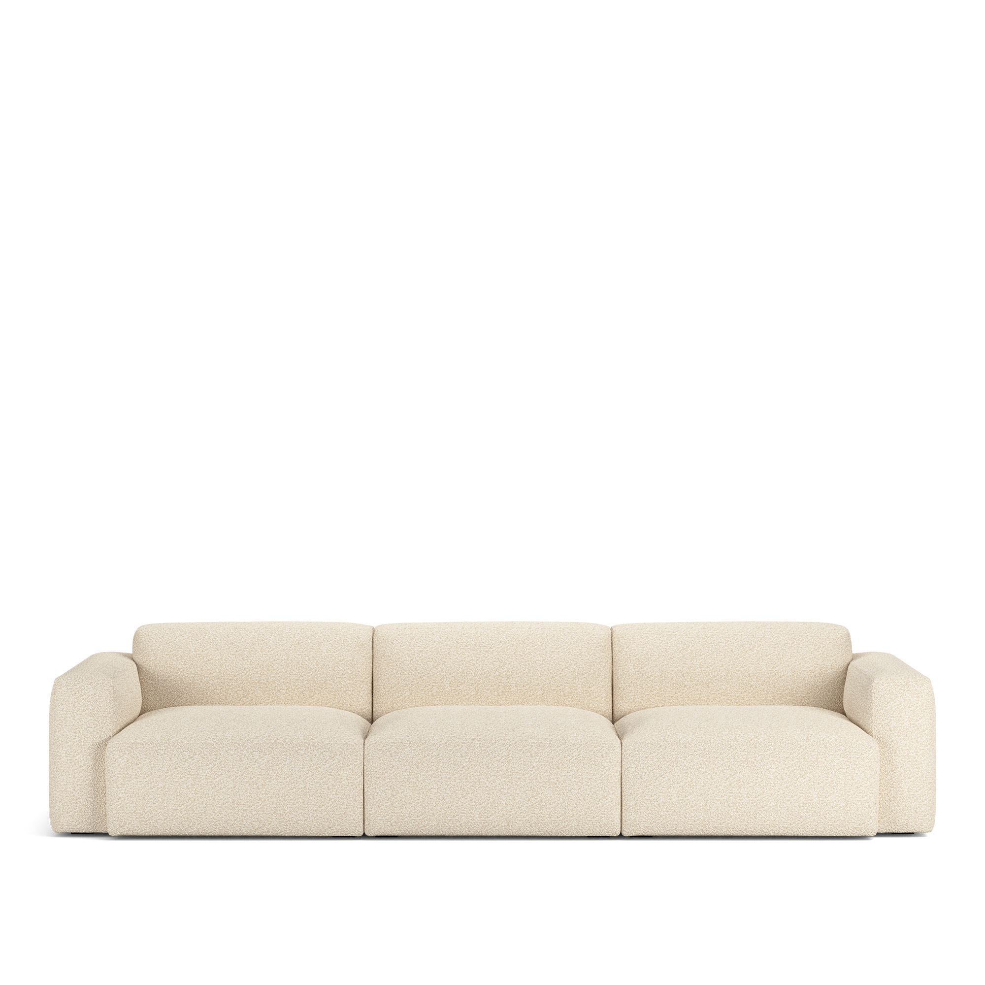 NOGA - Brick 3-Seater, Vellus 04 - Soffor