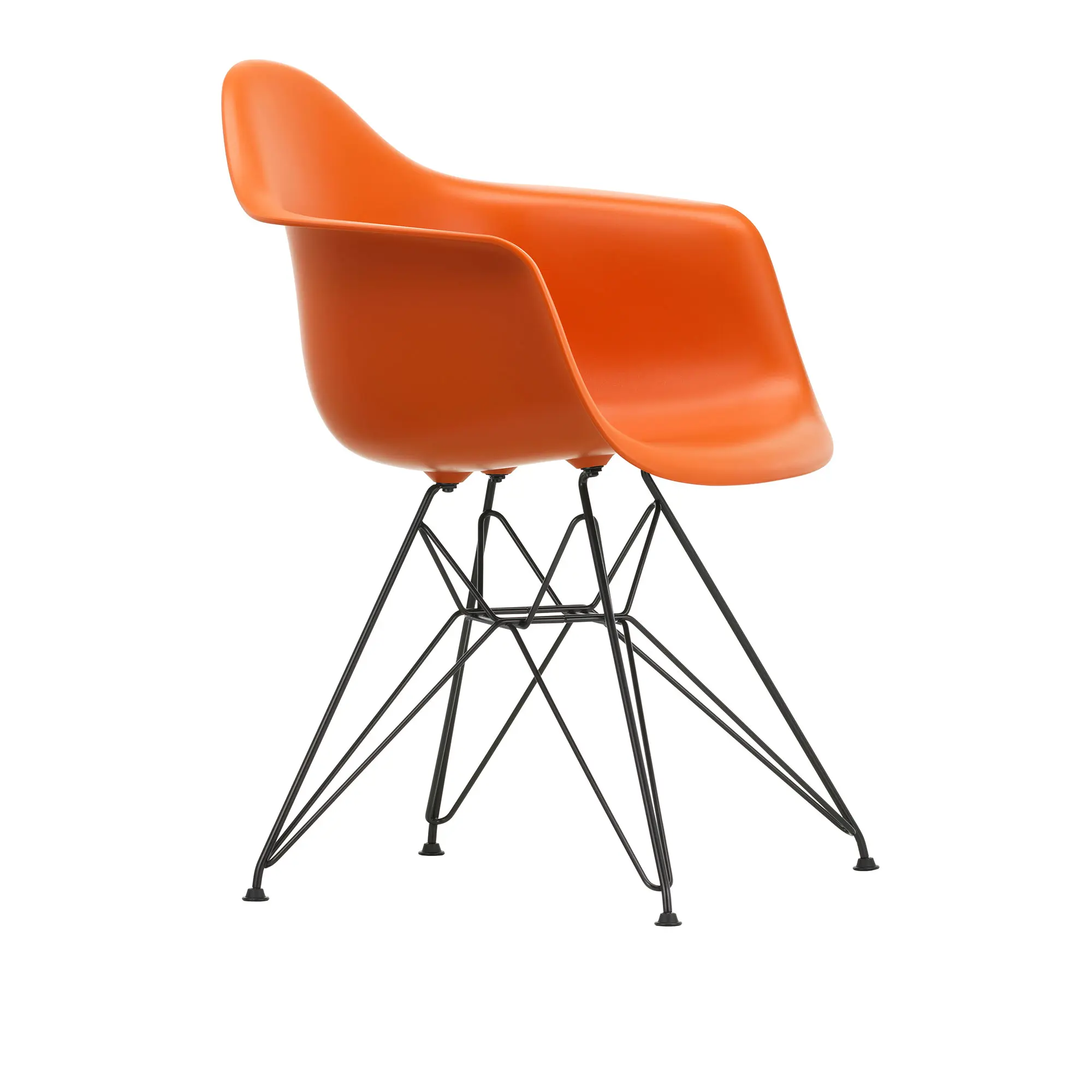 Eames RE Plastic Armchair DAR spisestuestol Basic Dark