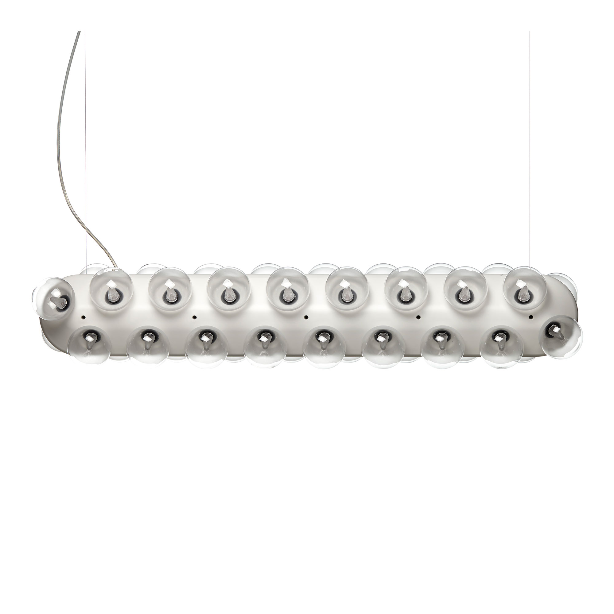 Moooi - Prop Light - Pendellampa, Double Horizontal, 2000K - Takkronor - Bertjan Pot - Vit