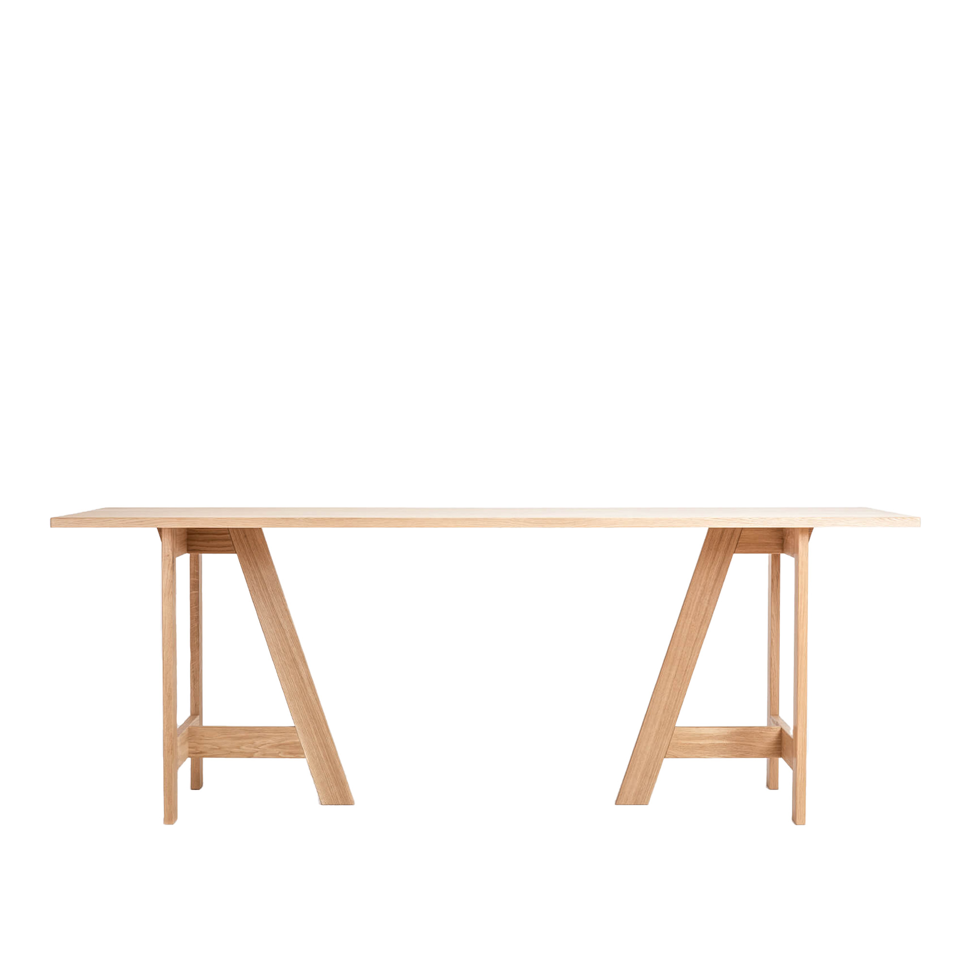 verk - bord v.vp.01, ek, obehandlad 120x260x73 - matbord - träfärgad