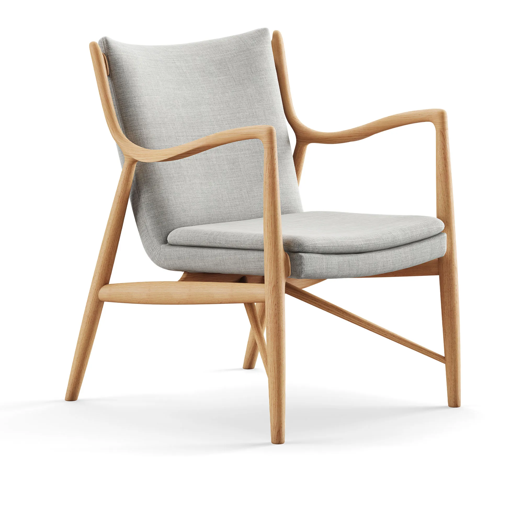 45 fåtölj Dark oiled oak