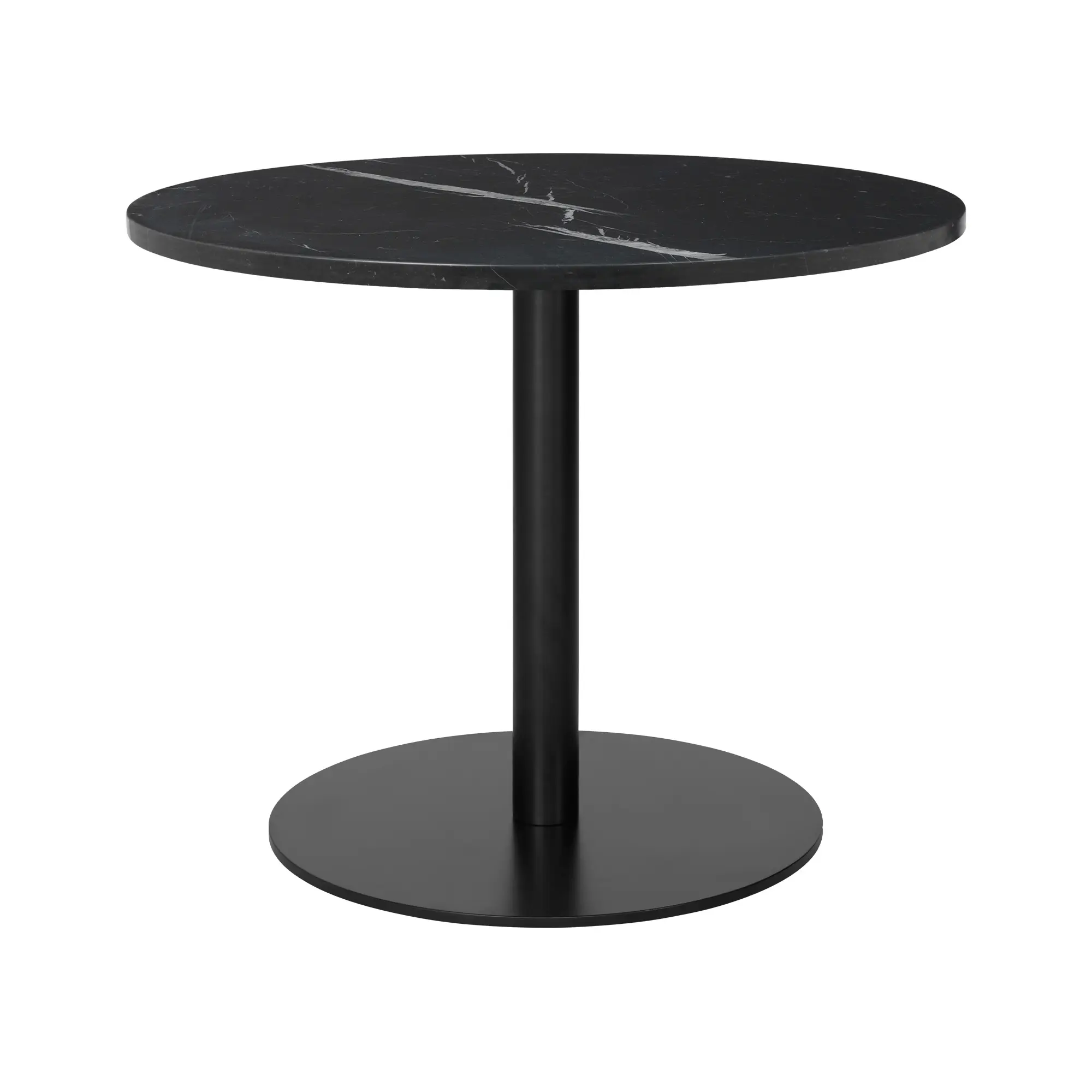 GUBI 1.0 loungebord Ø80 cm svart